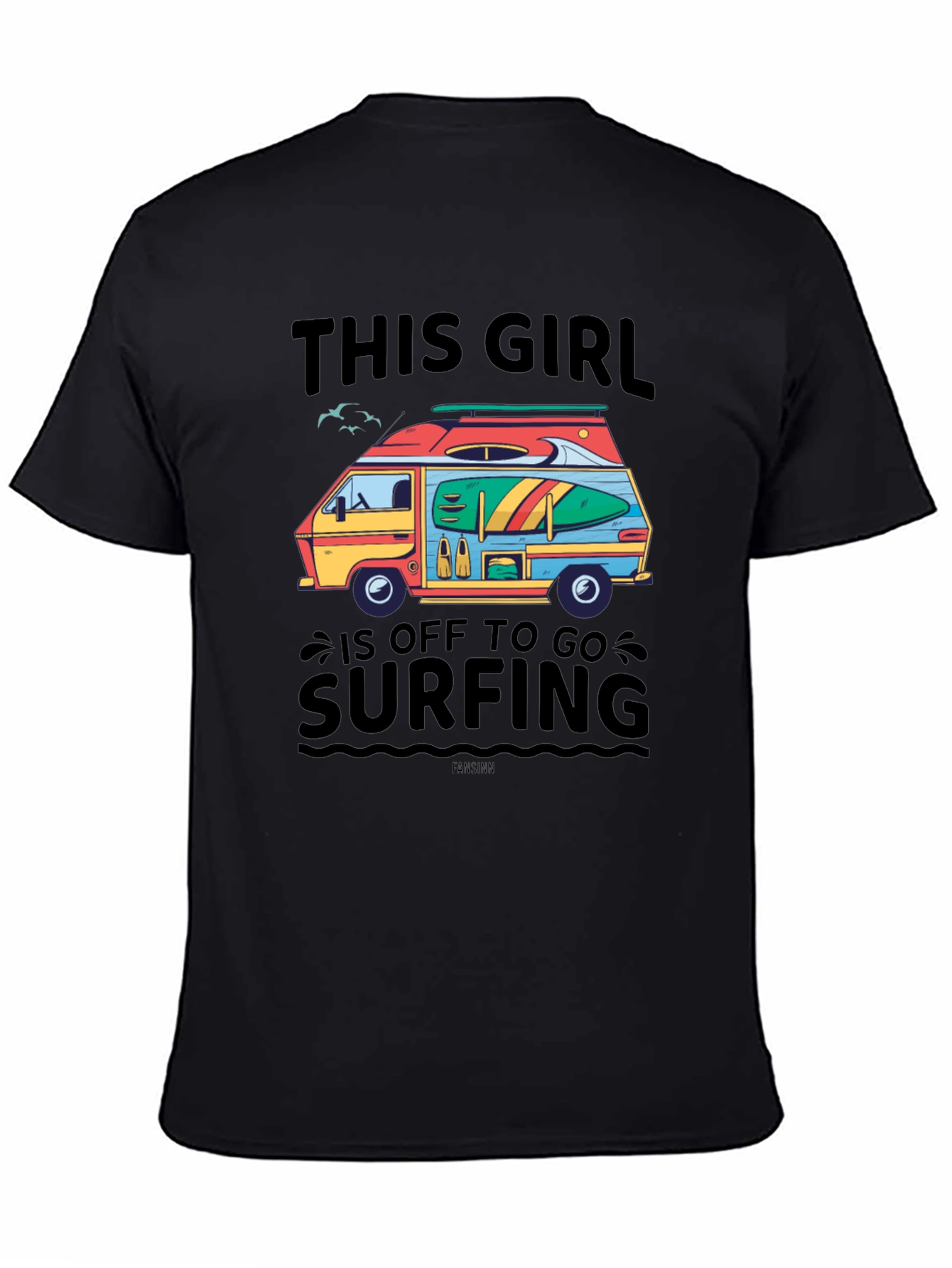 Off To Surfing Graphic T-Shirt
