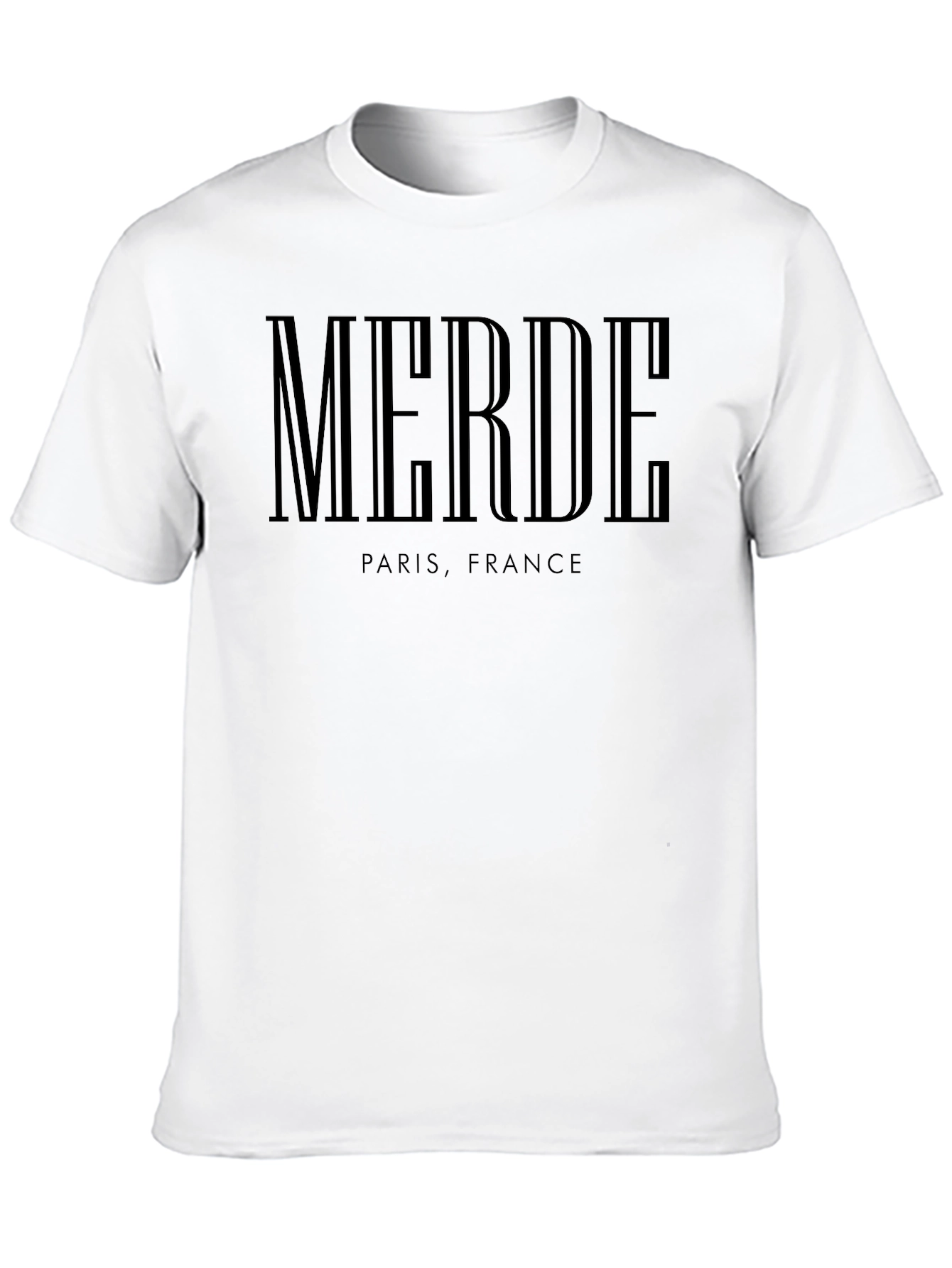 Merde Paris France Graphic Tee