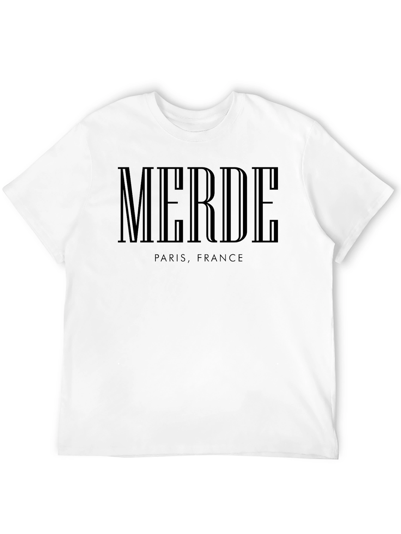 Merde Paris France Graphic Tee