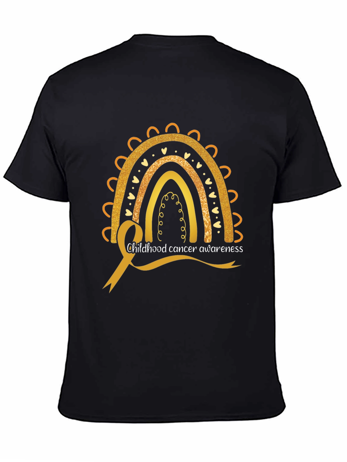 Childhood Cancer Awareness Rainbow Tee