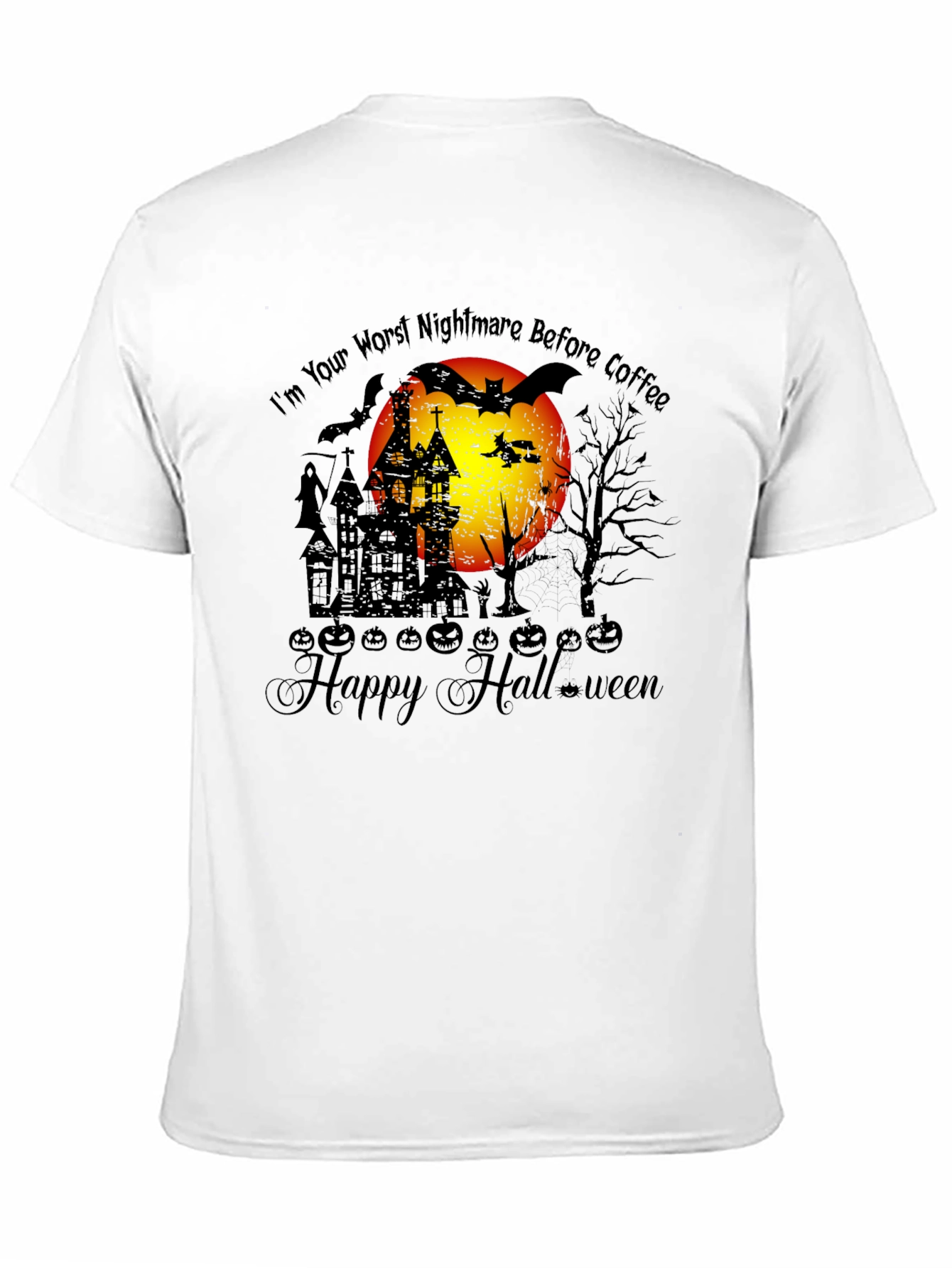 Halloween Nightmare Before Coffee T-Shirt