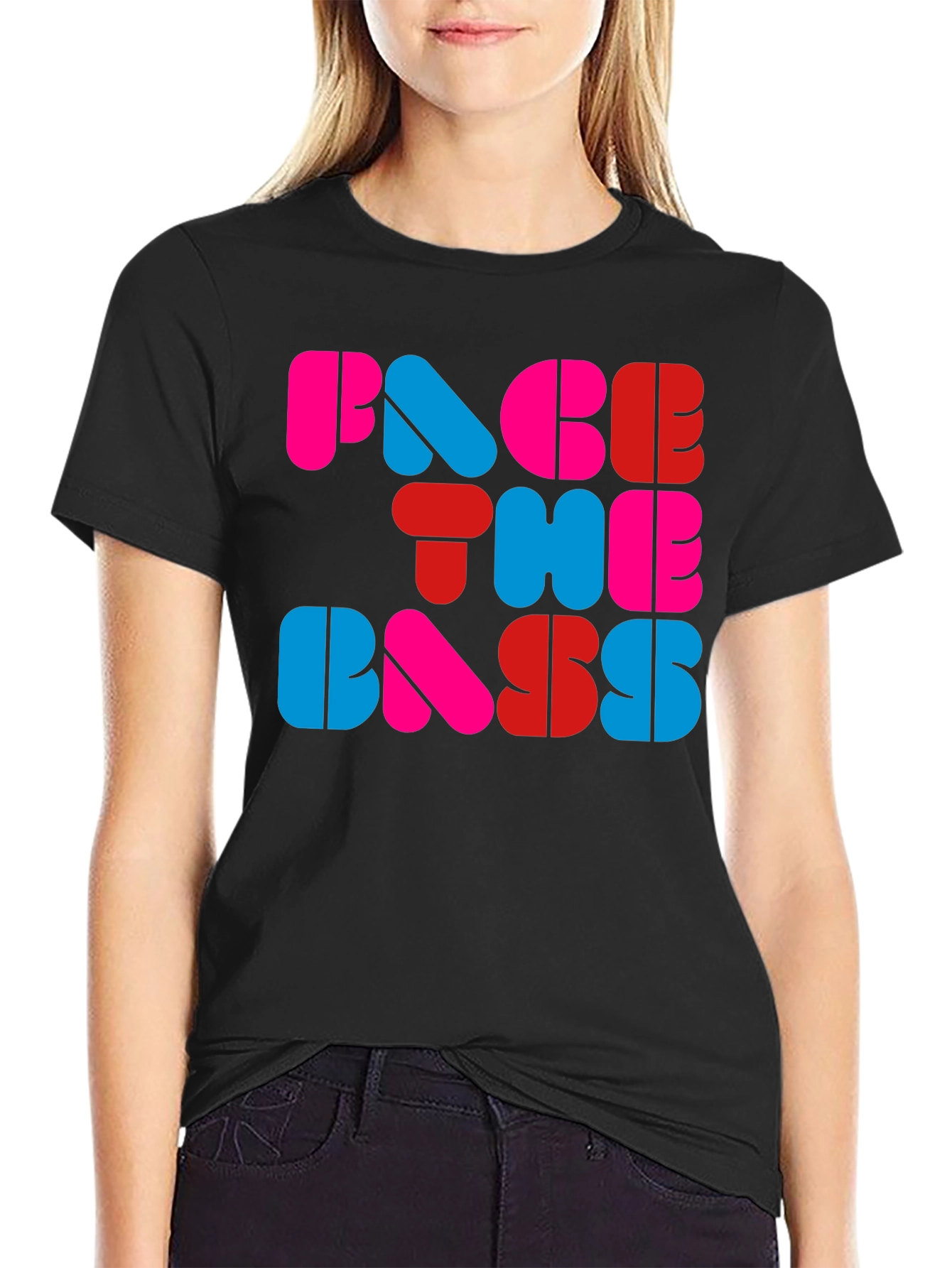 Face The Bass Graphic T-Shirt - Bold Style