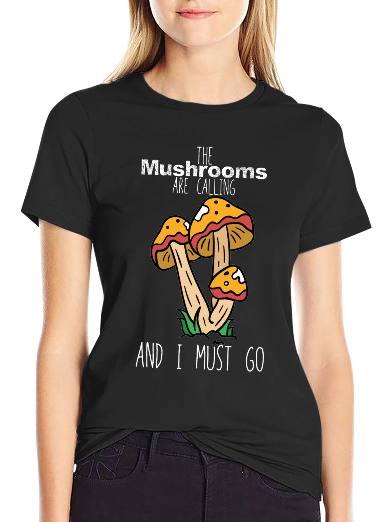 Mushroom Calling T-Shirt - Nature Lovers Tee
