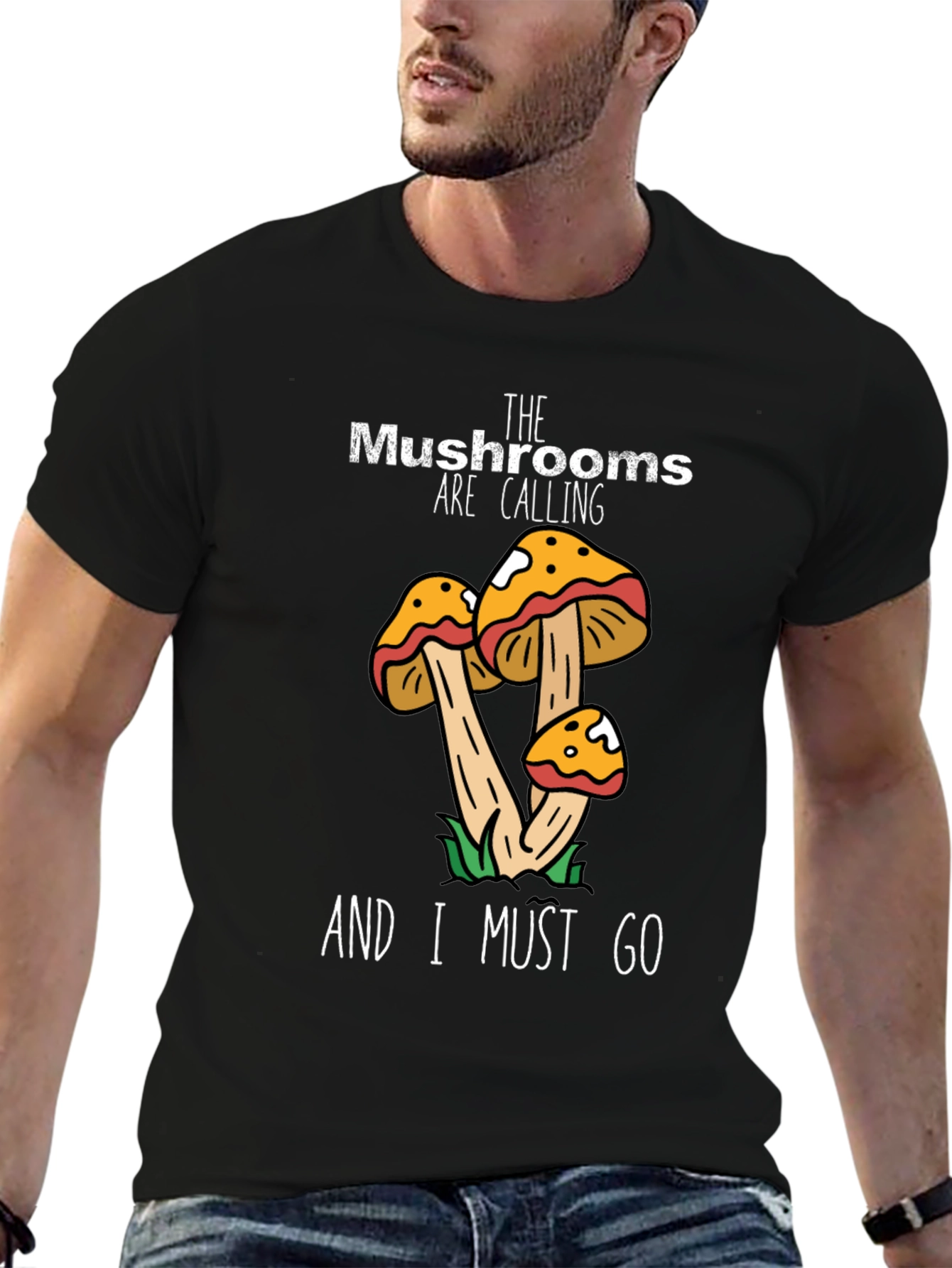 Mushroom Calling T-Shirt - Nature Lovers Tee