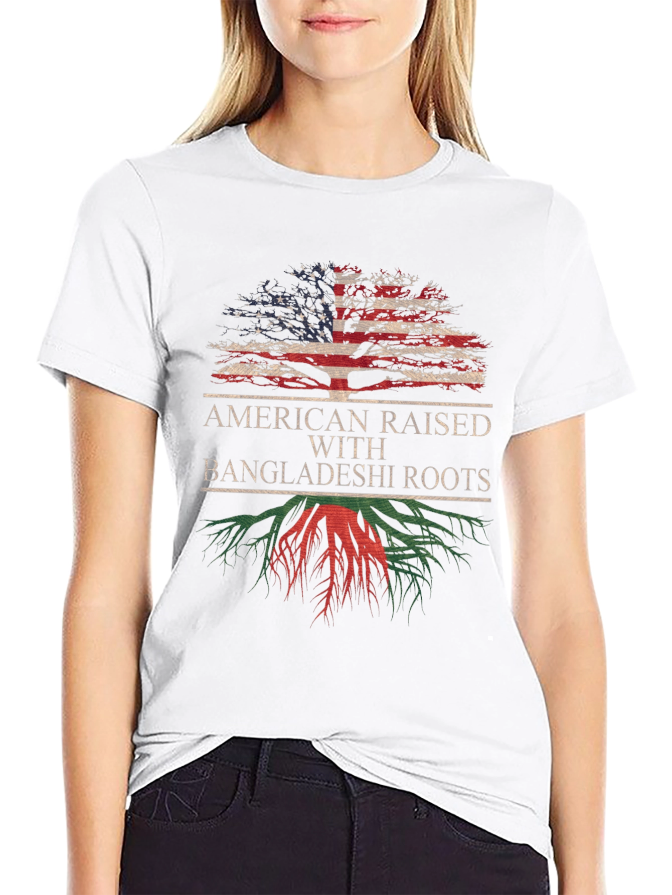 American Raised with Bangladeshi Roots T-Shirt