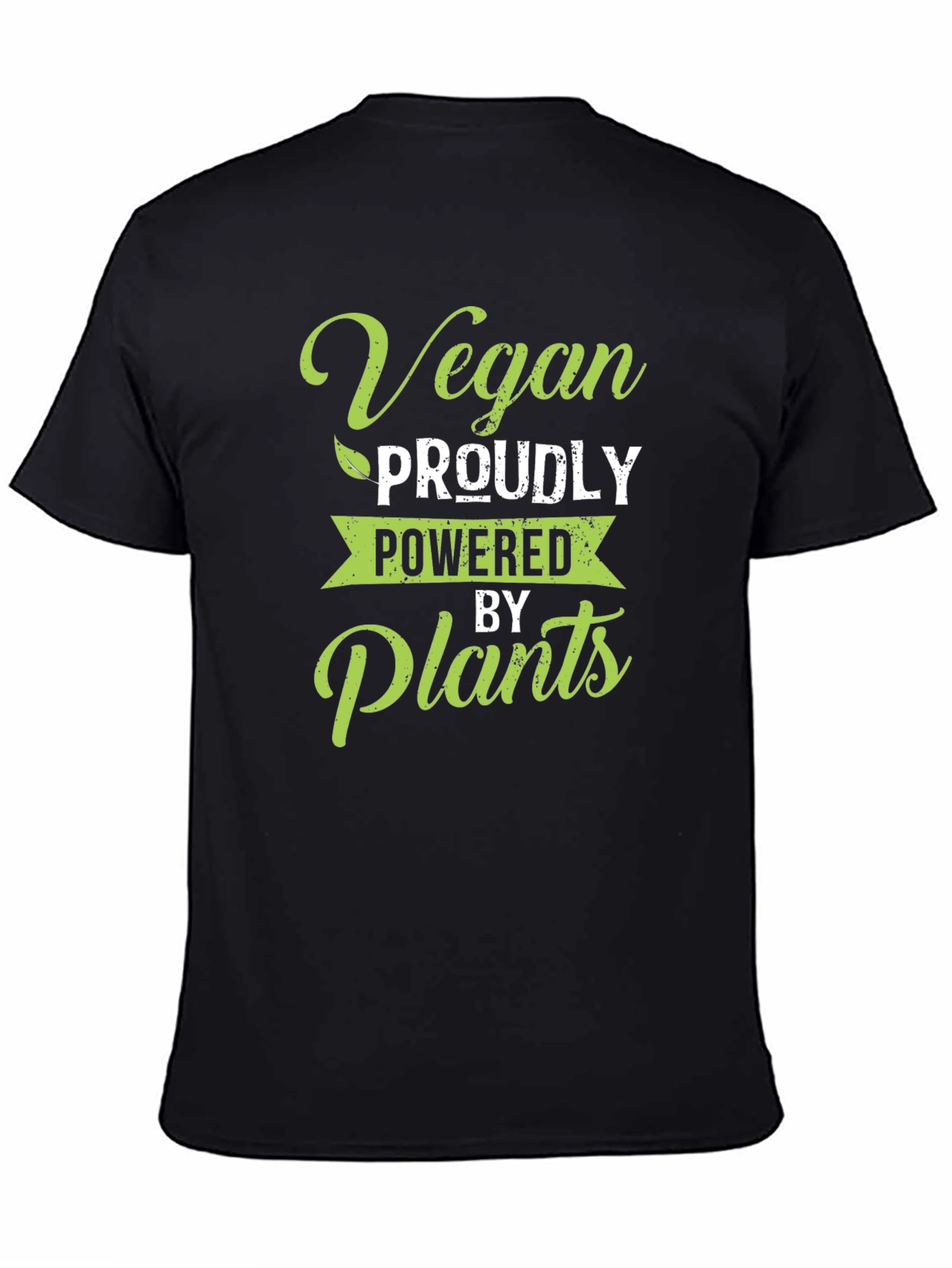 Vegan Proudly Powered By Plants Graphic Tee