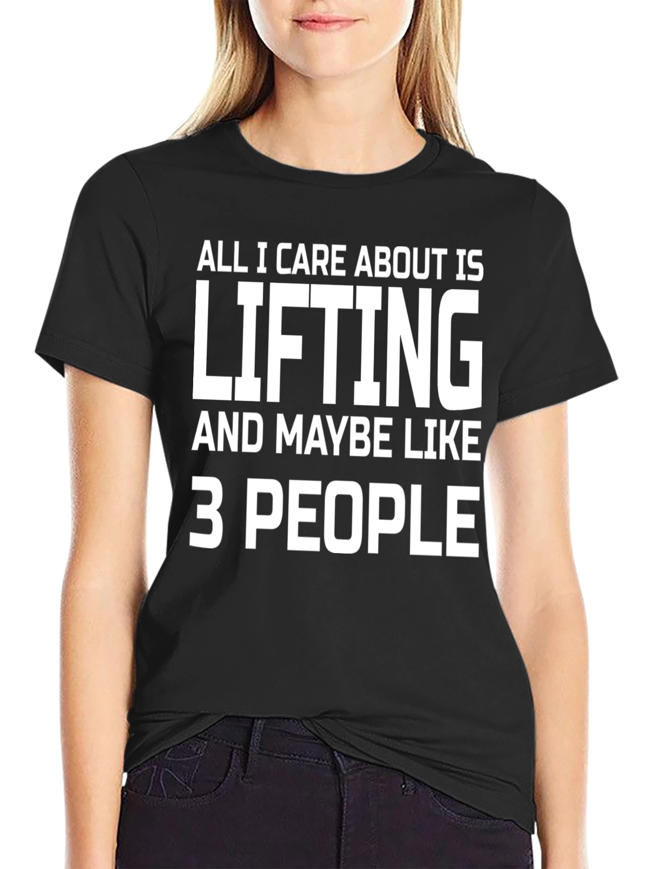 Lifting & 3 People Funny T-Shirt