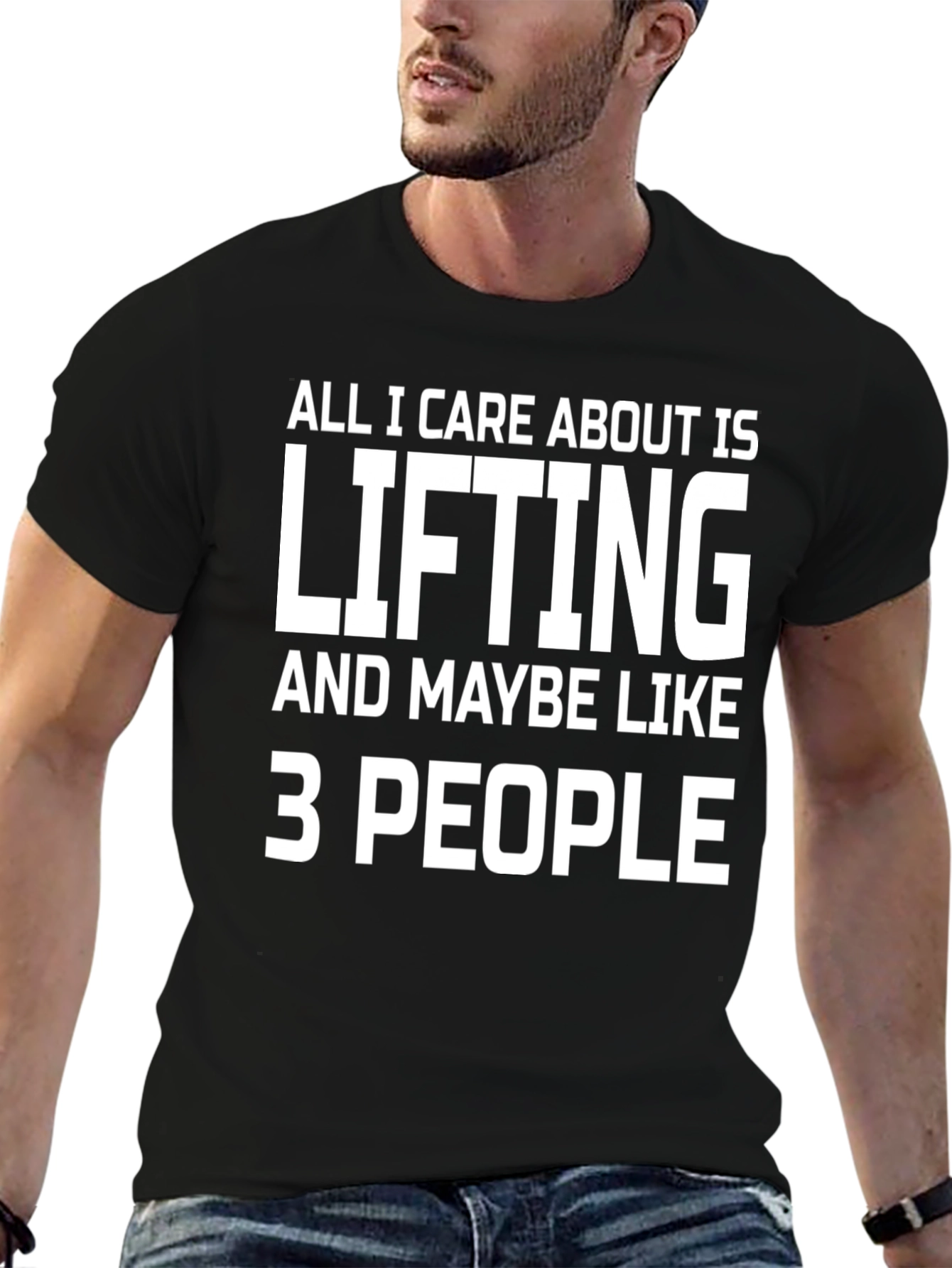 Lifting & 3 People Funny T-Shirt