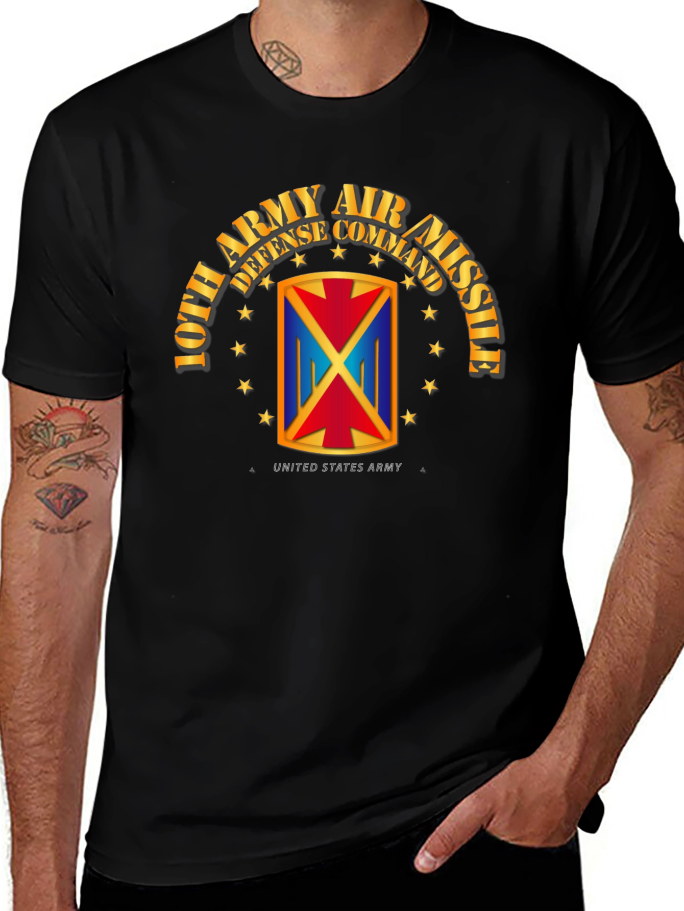 10th Army Air Missile Defense Command Graphic Tee