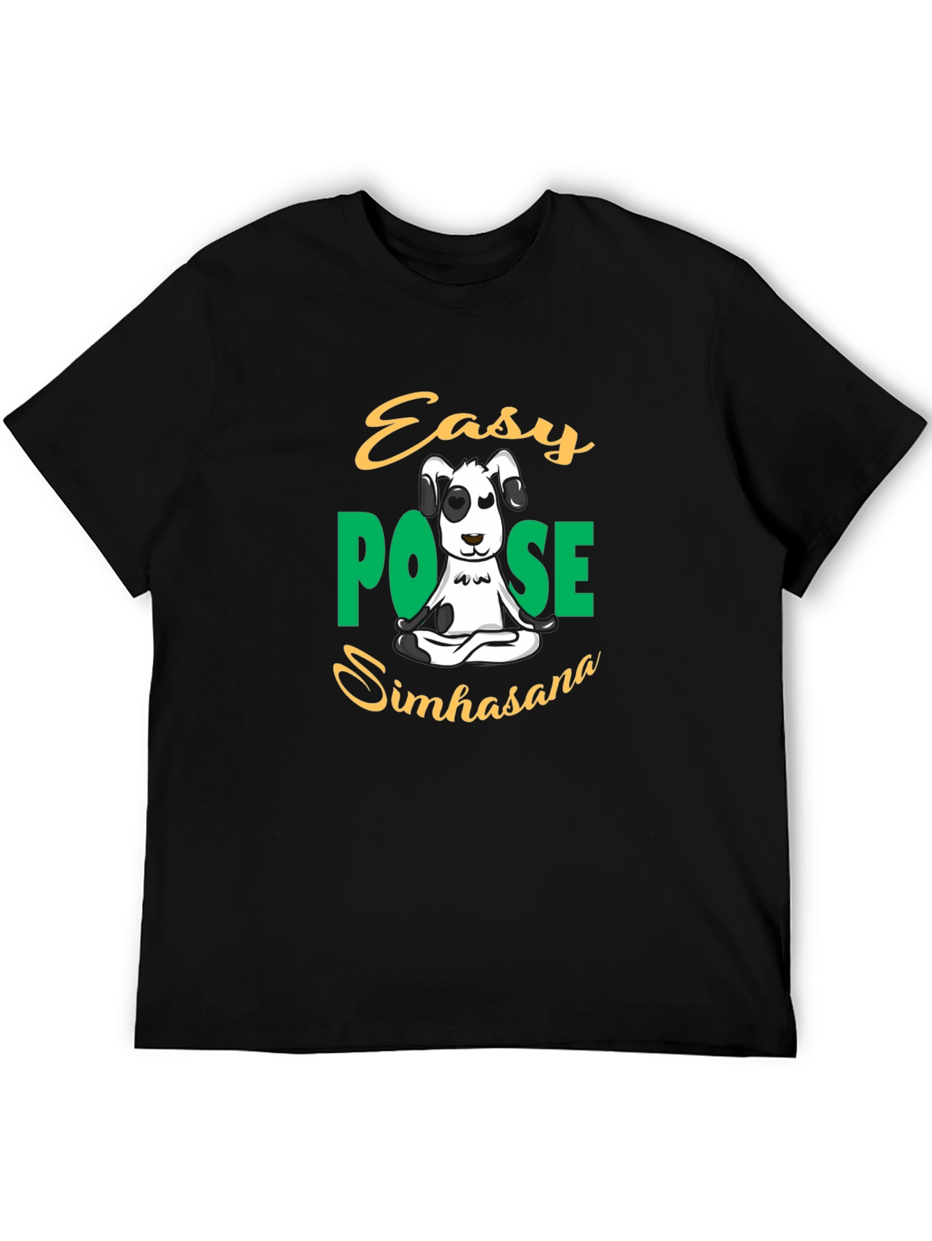 Easy Pose Simhasana Dog T-Shirt