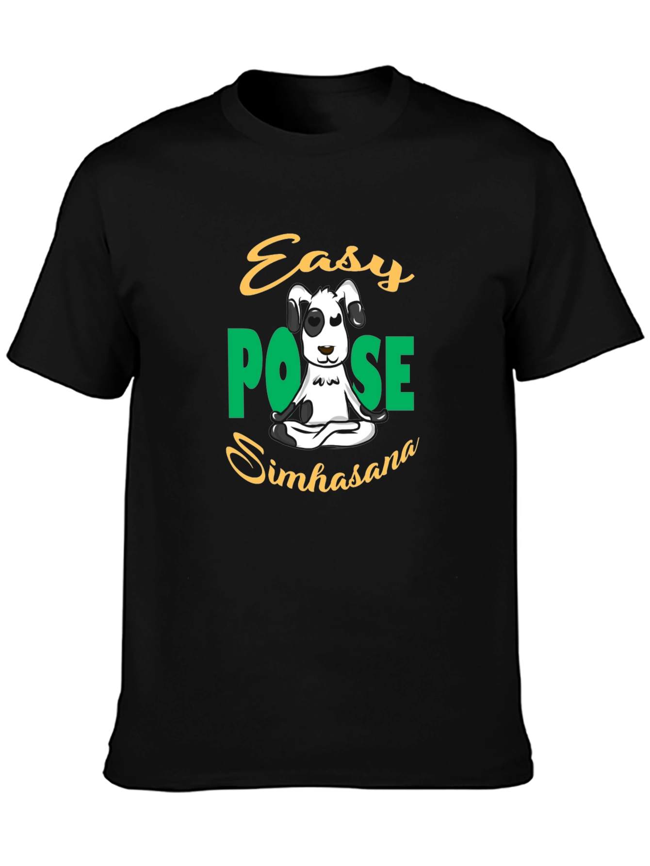 Easy Pose Simhasana Dog T-Shirt