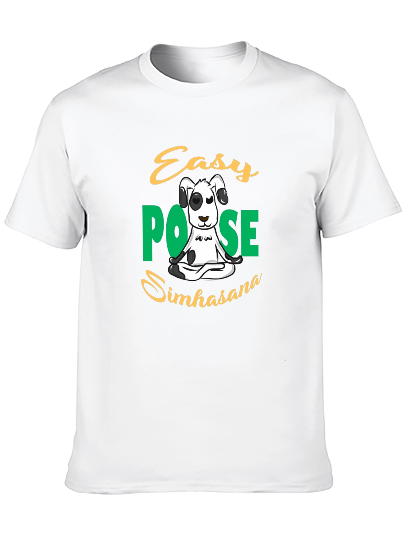 Easy Pose Simhasana Dog T-Shirt