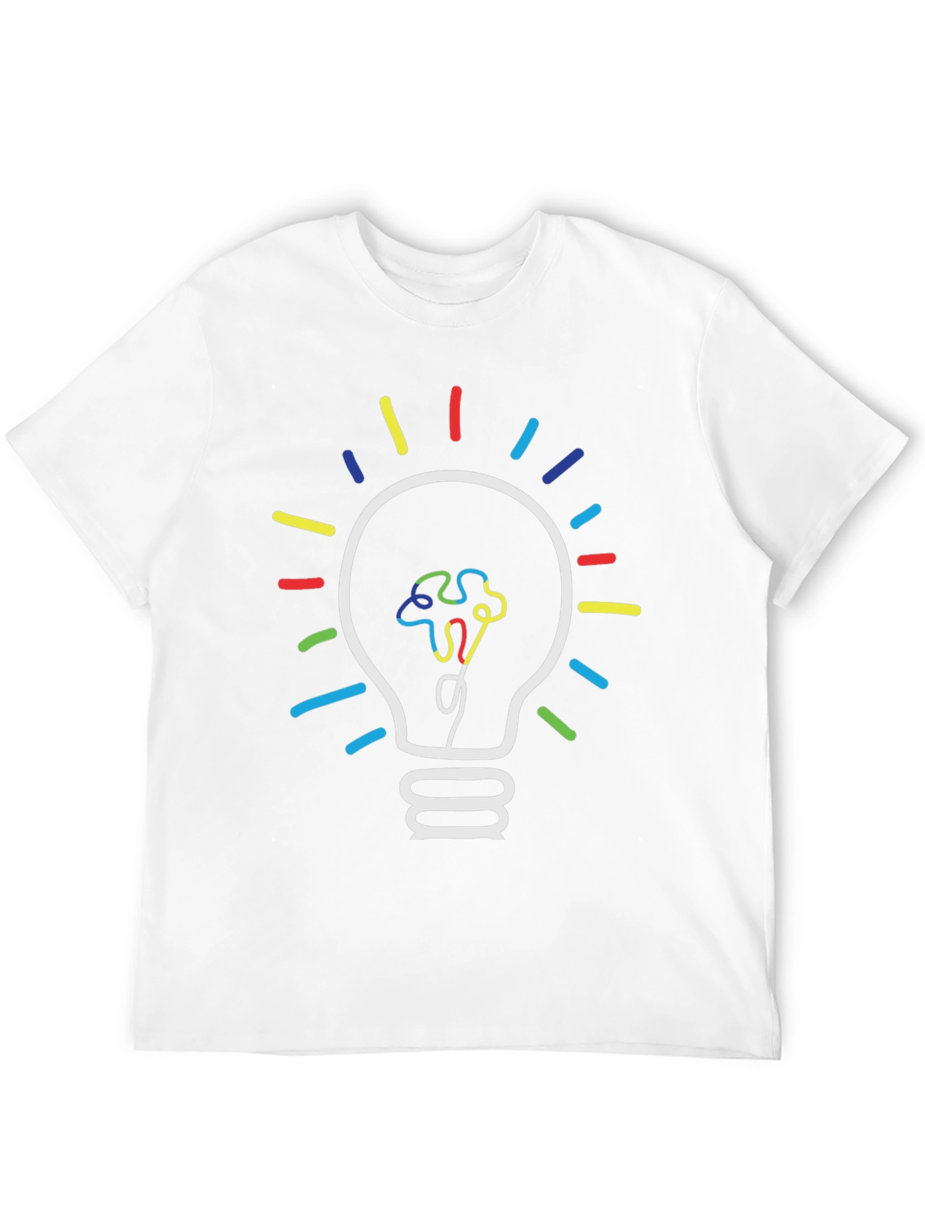 Autism Awareness Light Bulb Graphic Tee