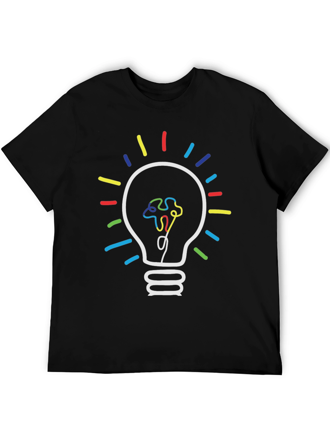 Autism Awareness Light Bulb Graphic Tee