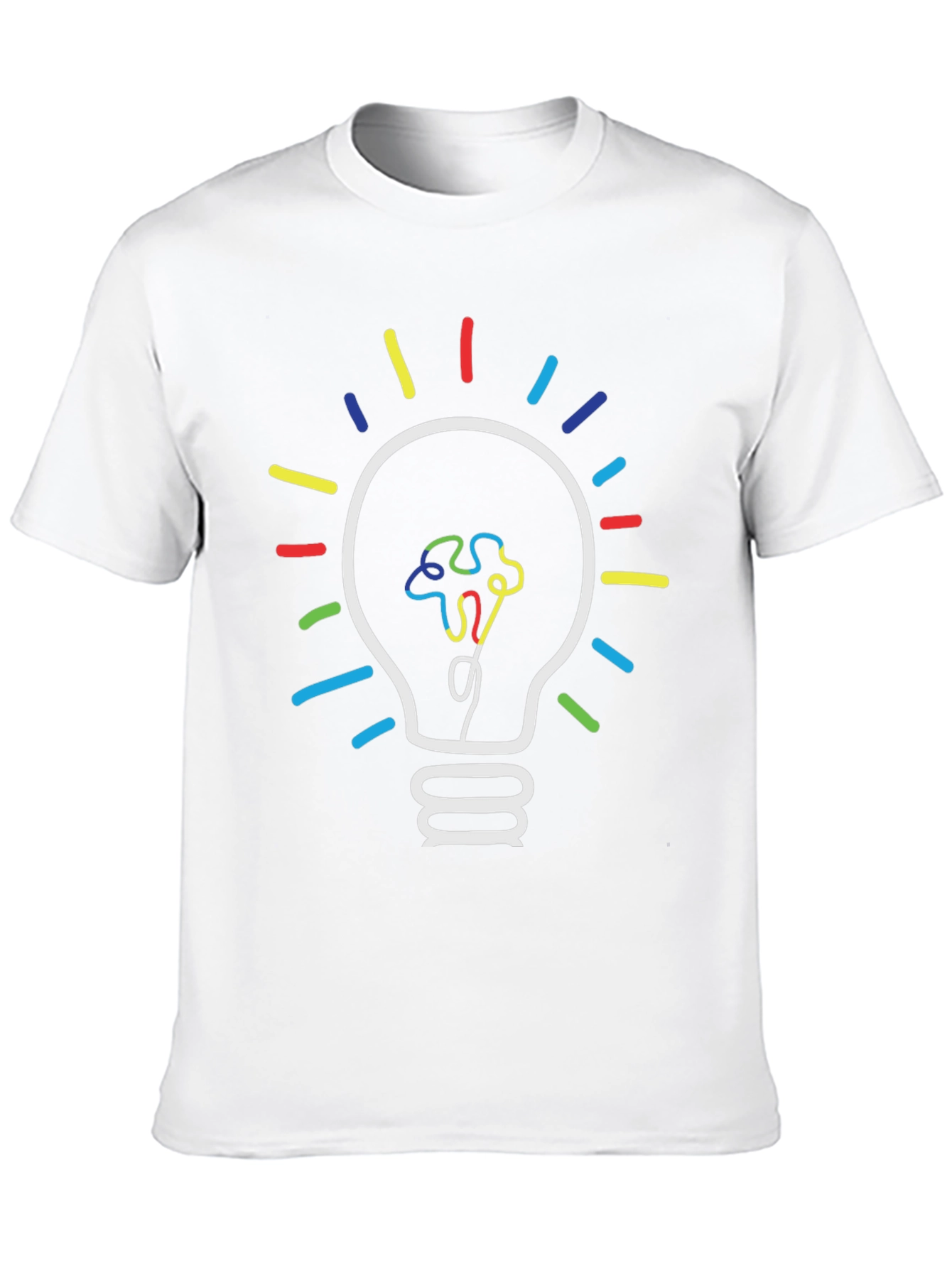 Autism Awareness Light Bulb Graphic Tee