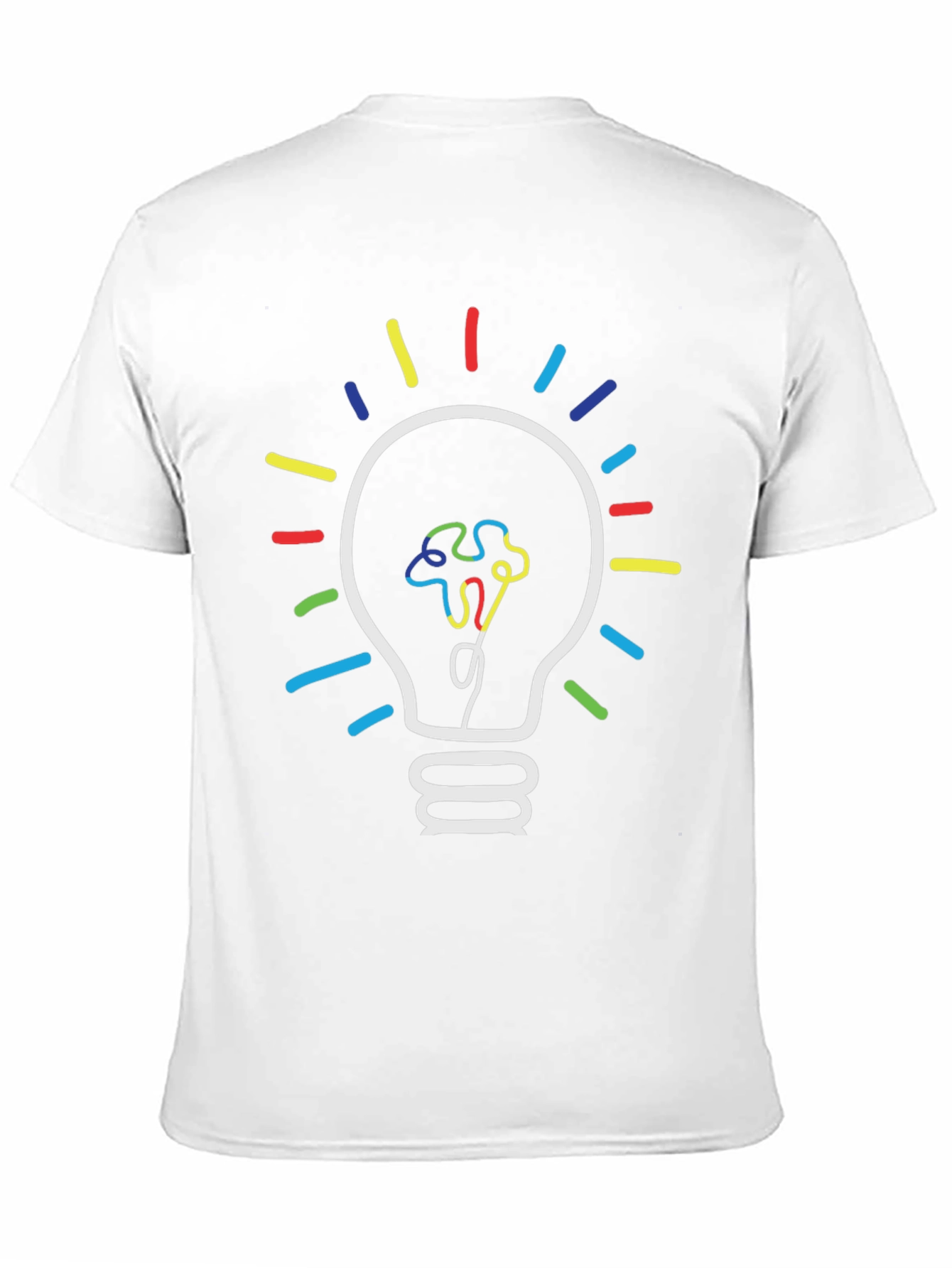 Autism Awareness Light Bulb Graphic Tee