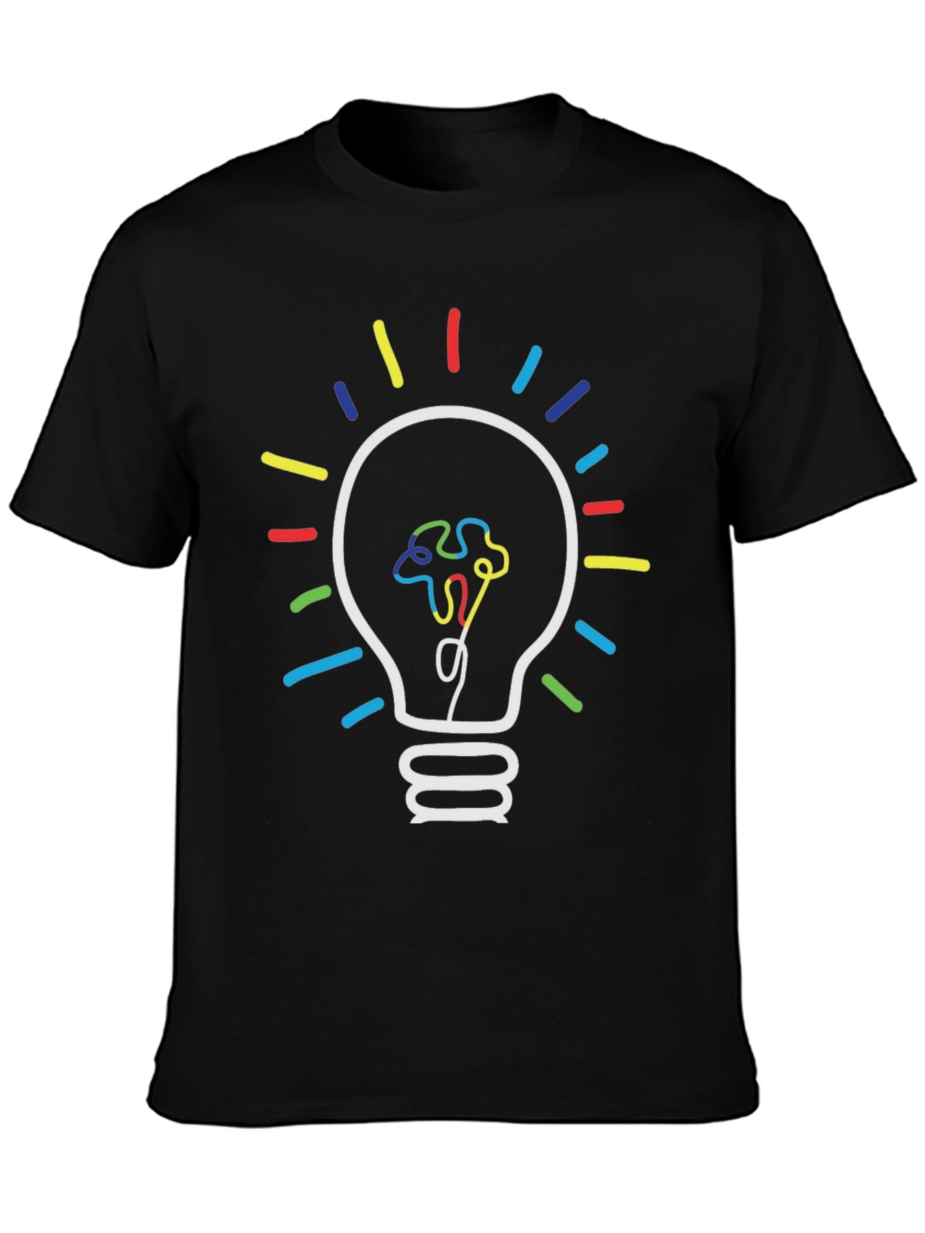 Autism Awareness Light Bulb Graphic Tee