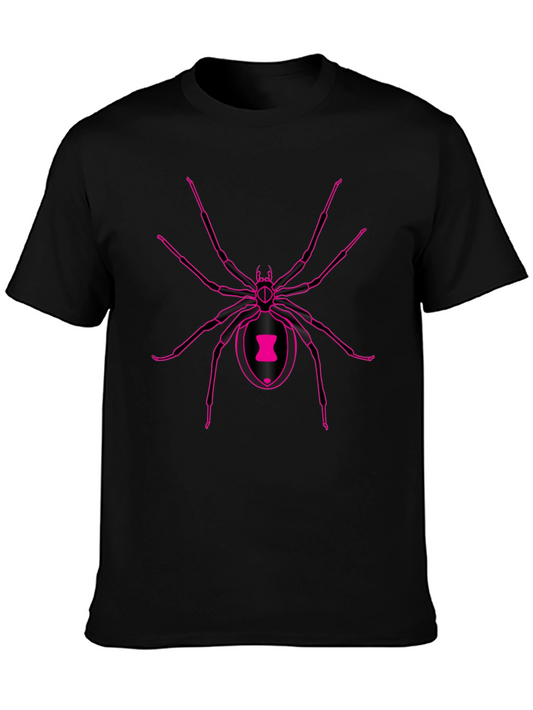 Black Widow Spider Graphic Tee - Mens