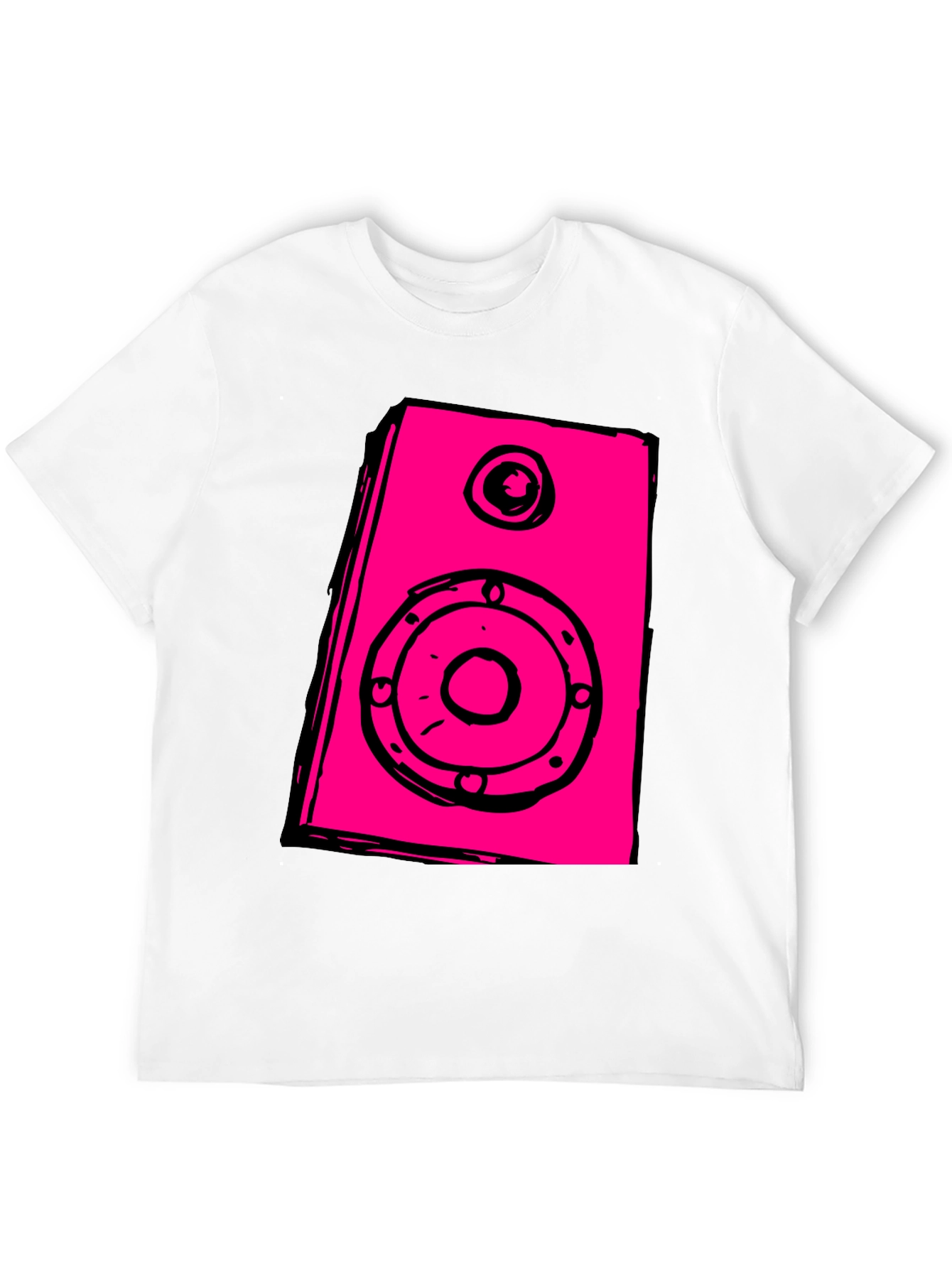 Speaker Graphic Black T-Shirt