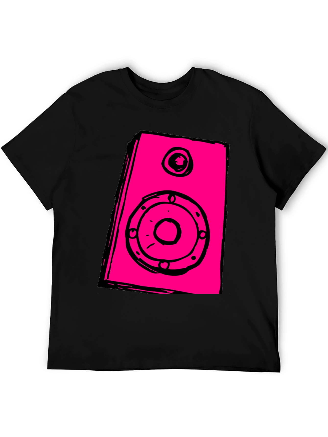 Speaker Graphic Black T-Shirt