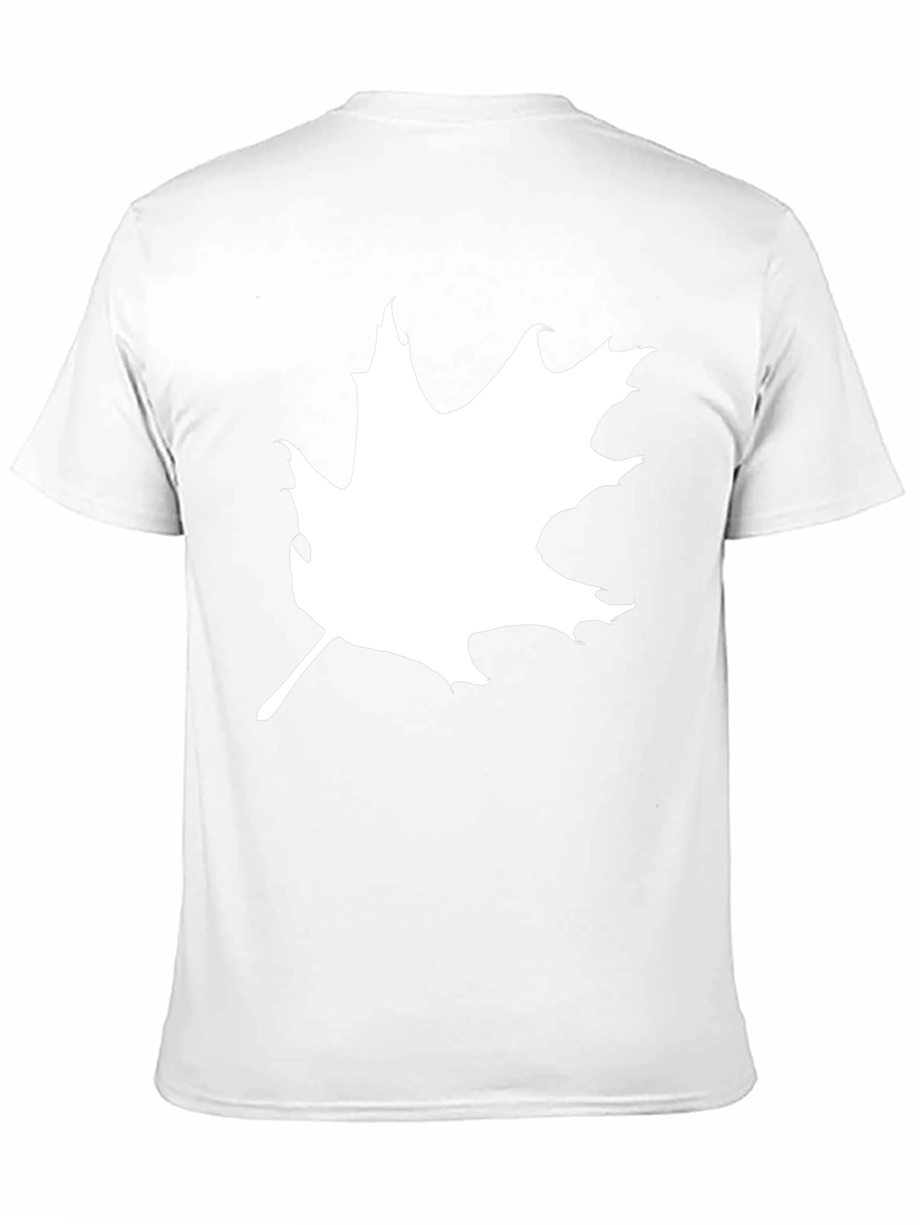 Maple Leaf Graphic Tee - Stylish Black Cotton T-Shirt