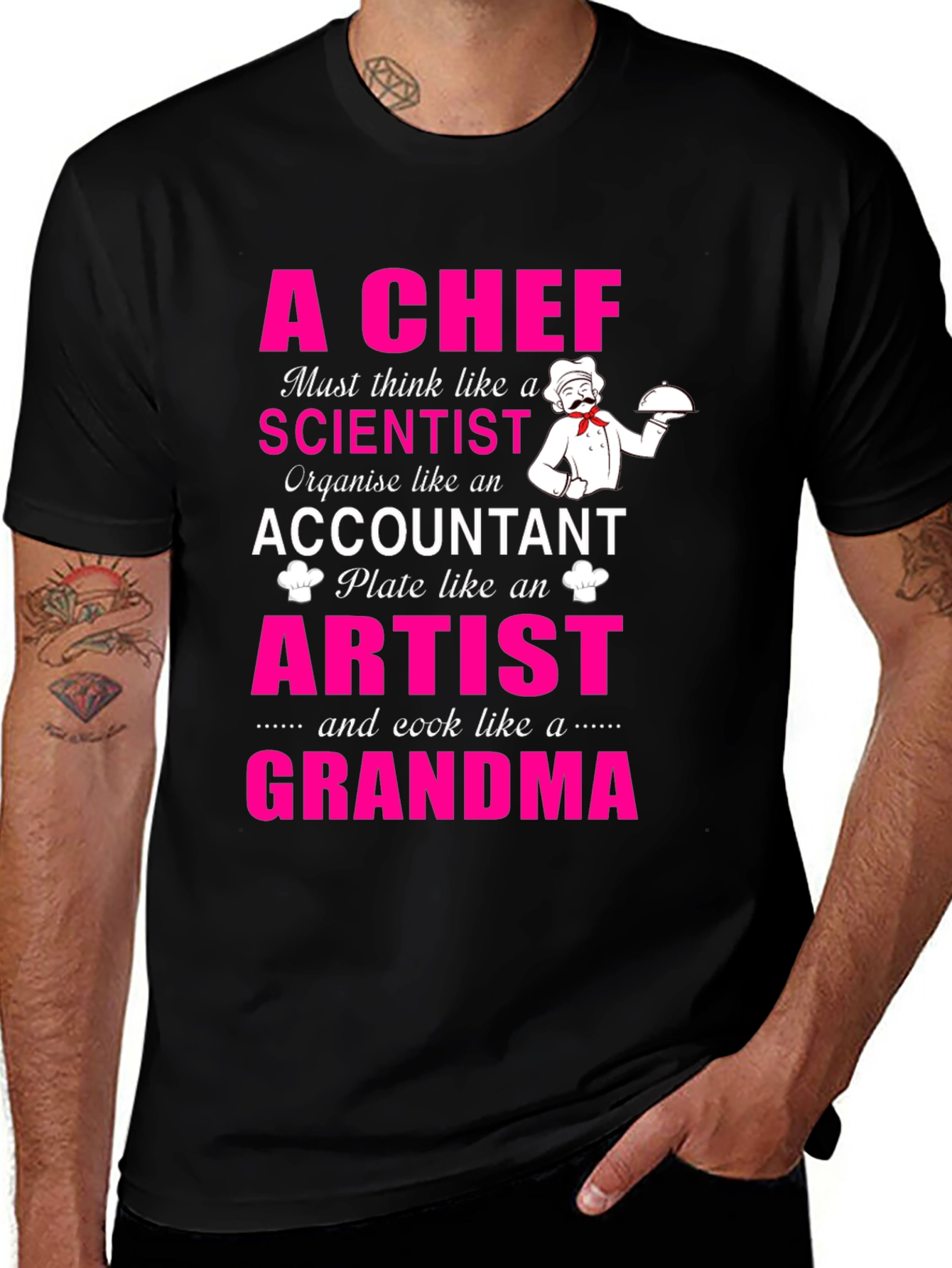A Chef T-Shirt - Grandma Cooking