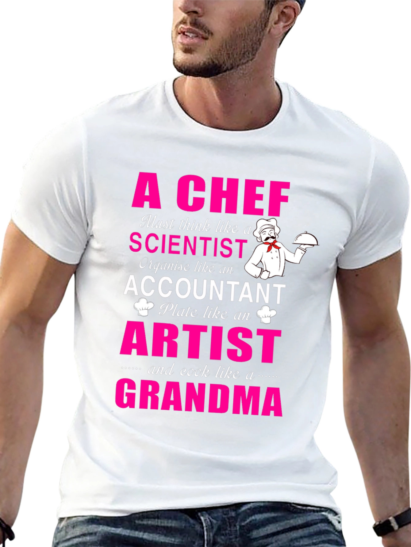 A Chef T-Shirt - Grandma Cooking