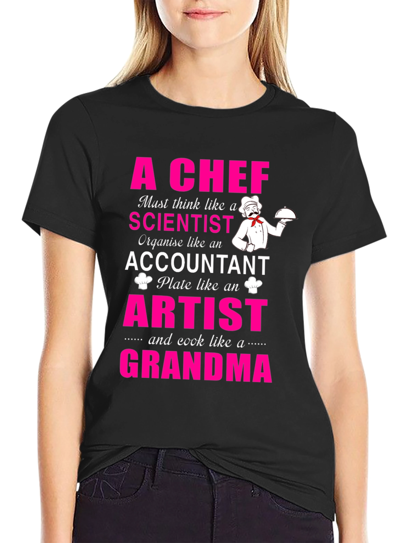 A Chef T-Shirt - Grandma Cooking