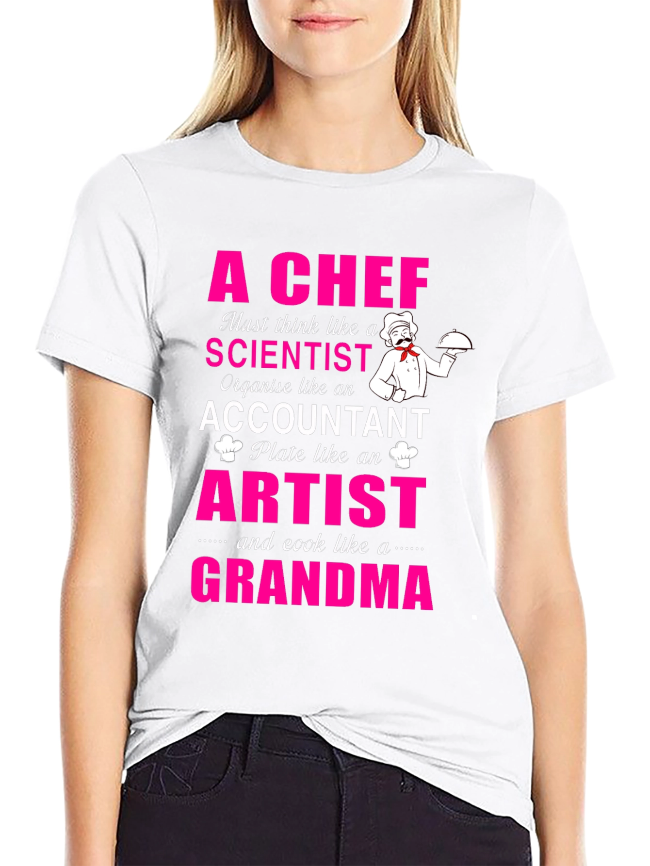 A Chef T-Shirt - Grandma Cooking