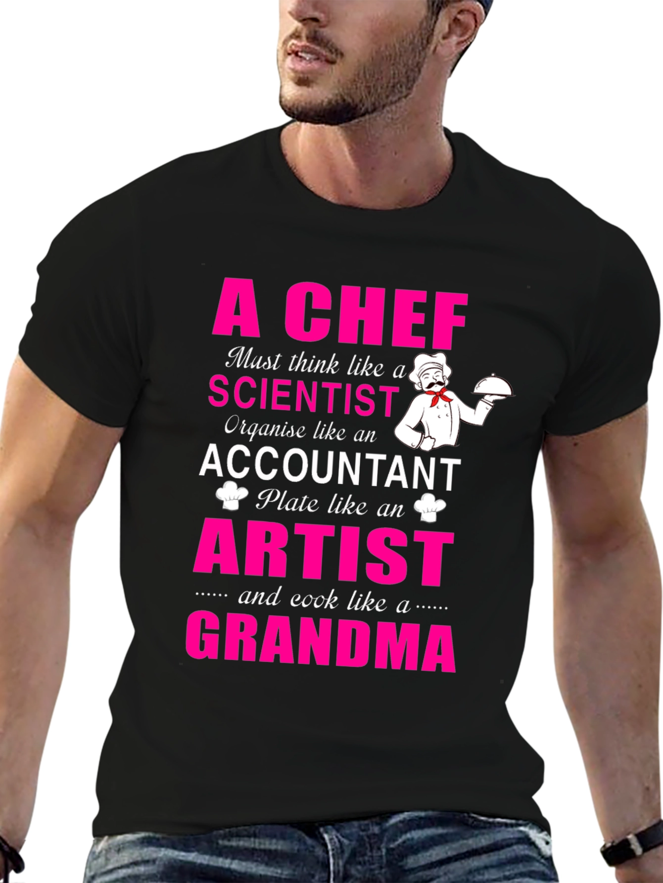 A Chef T-Shirt - Grandma Cooking