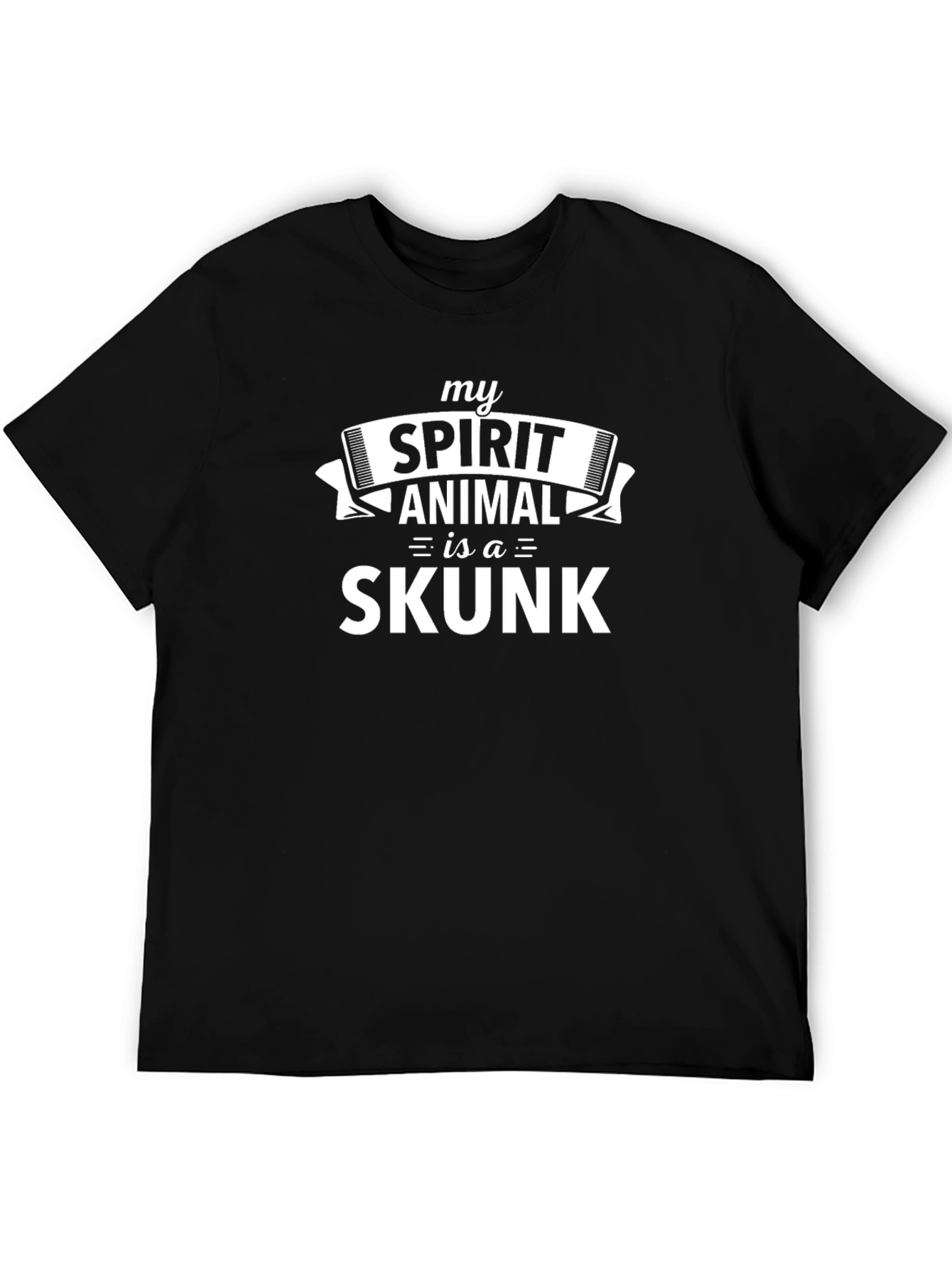 My Spirit Animal is a Skunk Novelty T-Shirt