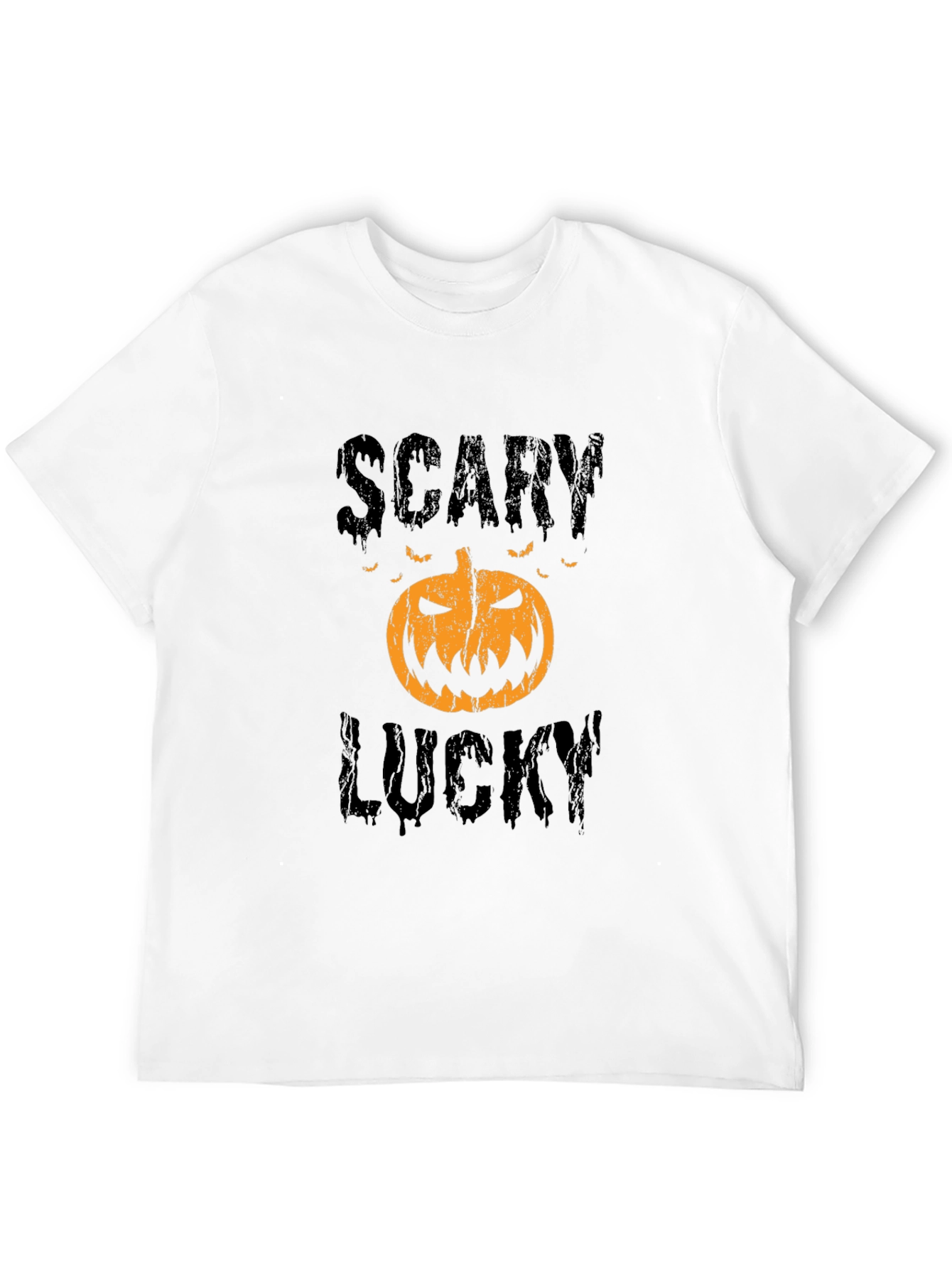 Scary Lucky Halloween Pumpkin Graphic Tee
