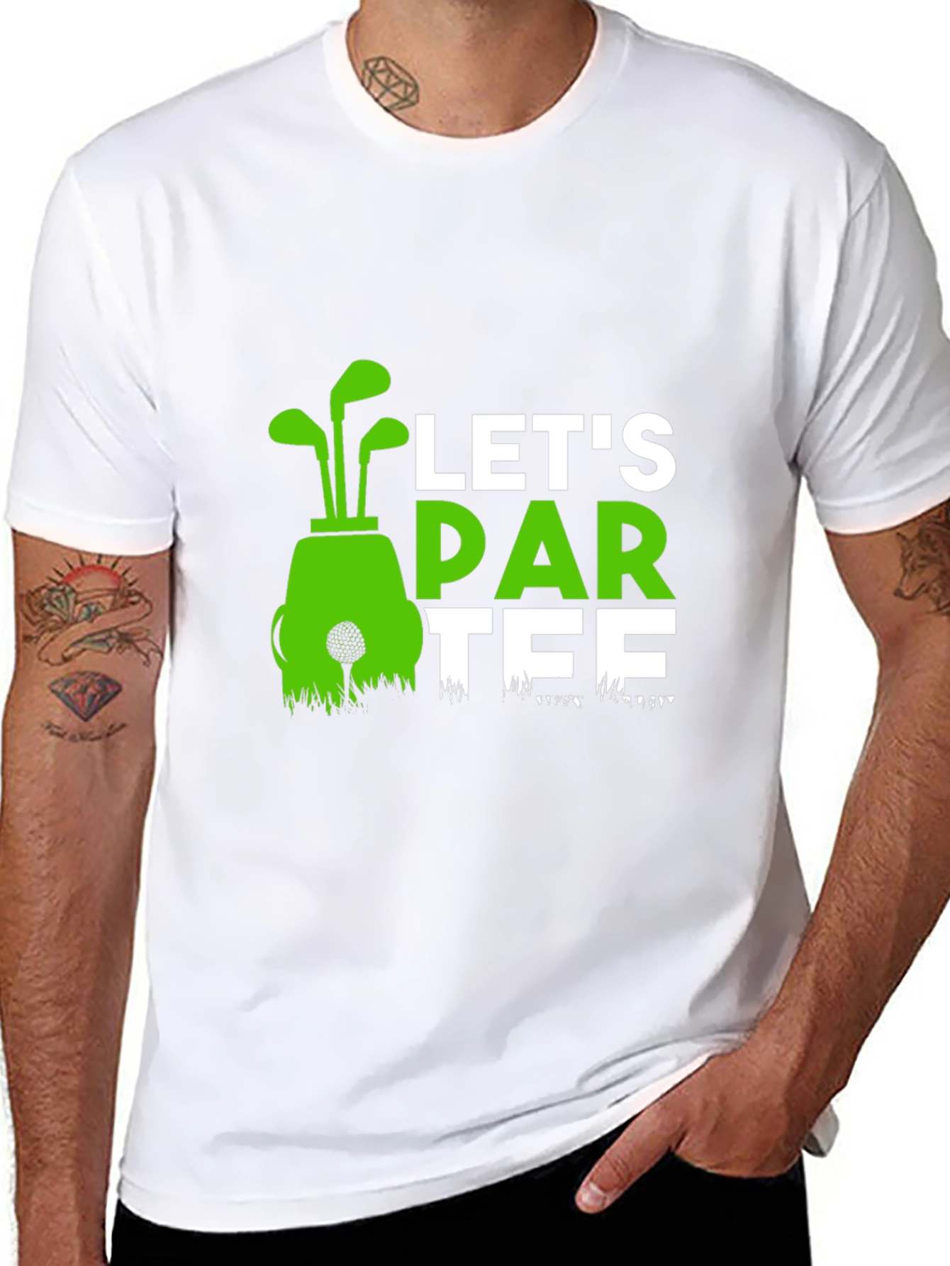 Lets Par-Tee Golf Graphic T-Shirt