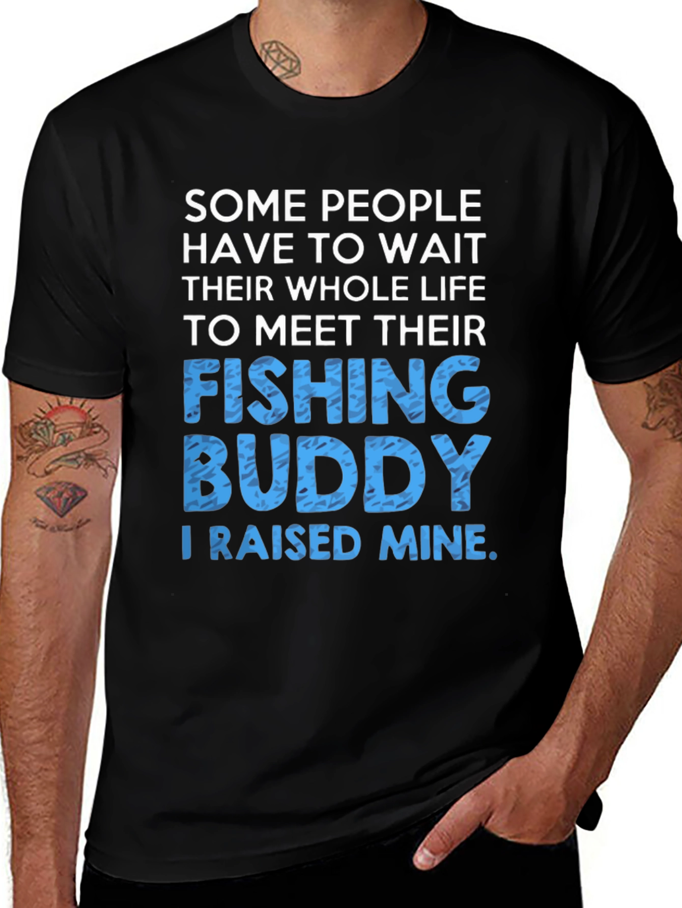 Fishing Buddy Raised Mine T-Shirt
