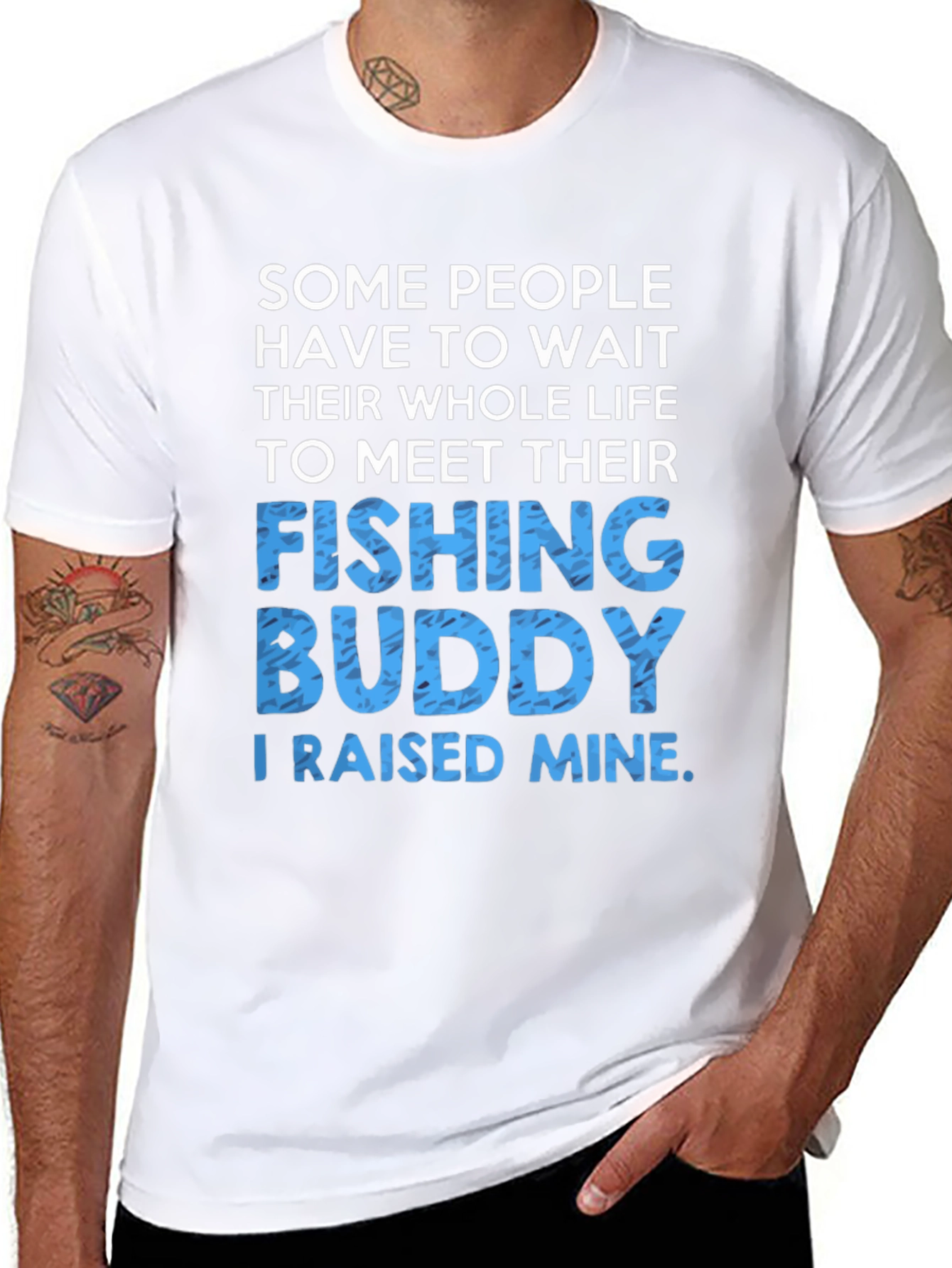 Fishing Buddy Raised Mine T-Shirt