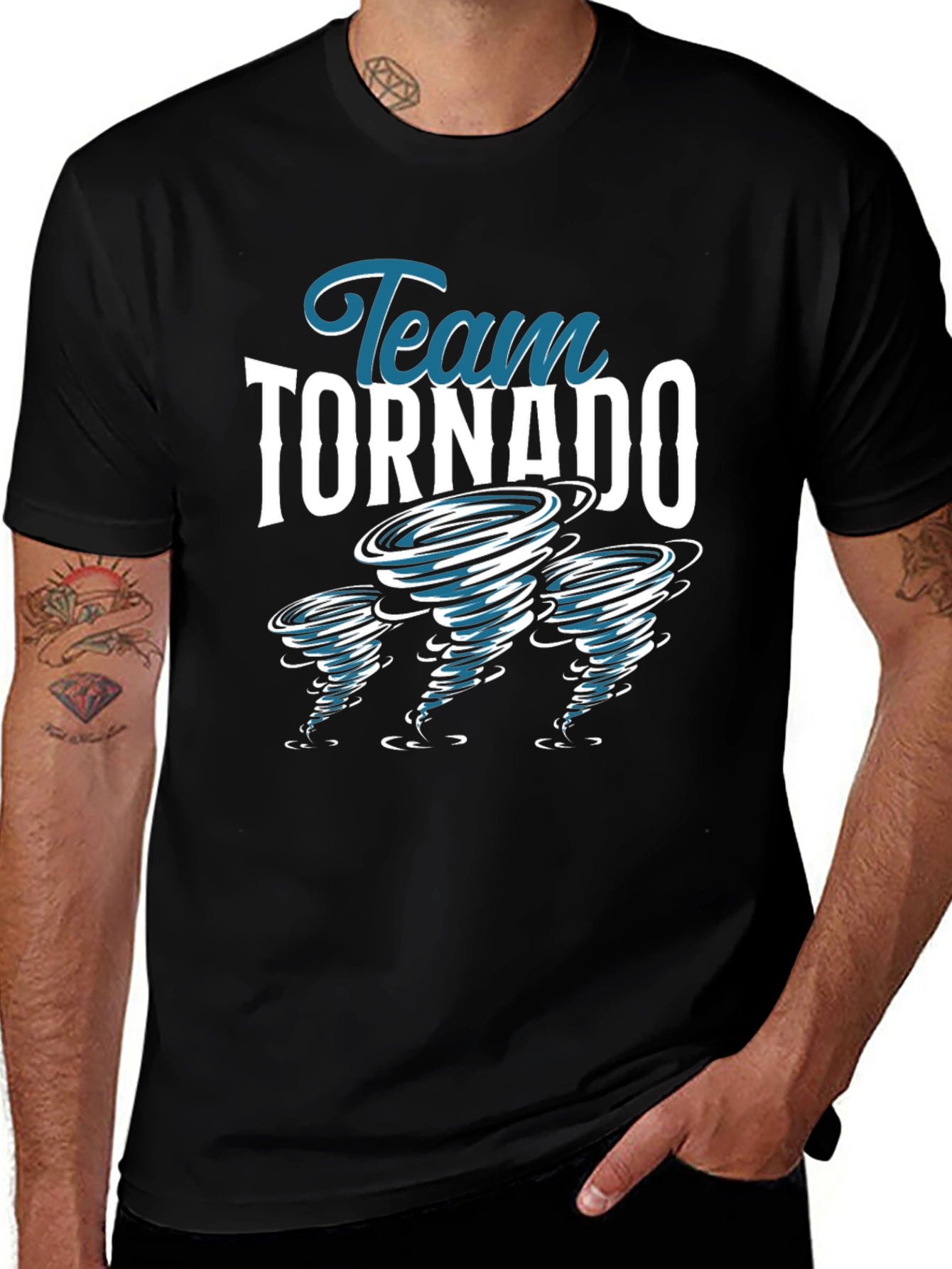 Team Tornado Graphic Tee - Stylish Cotton T-Shirt