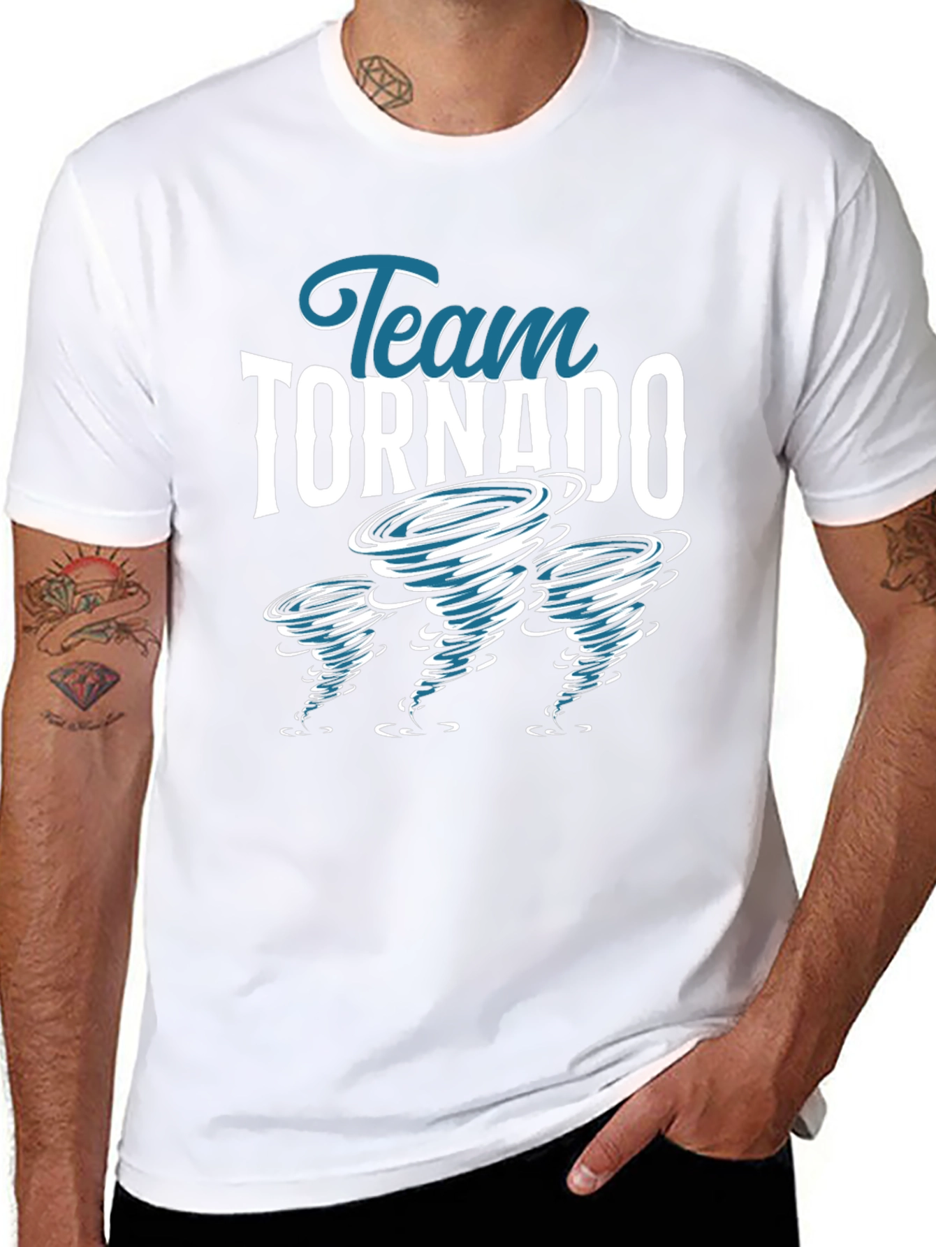 Team Tornado Graphic Tee - Stylish Cotton T-Shirt