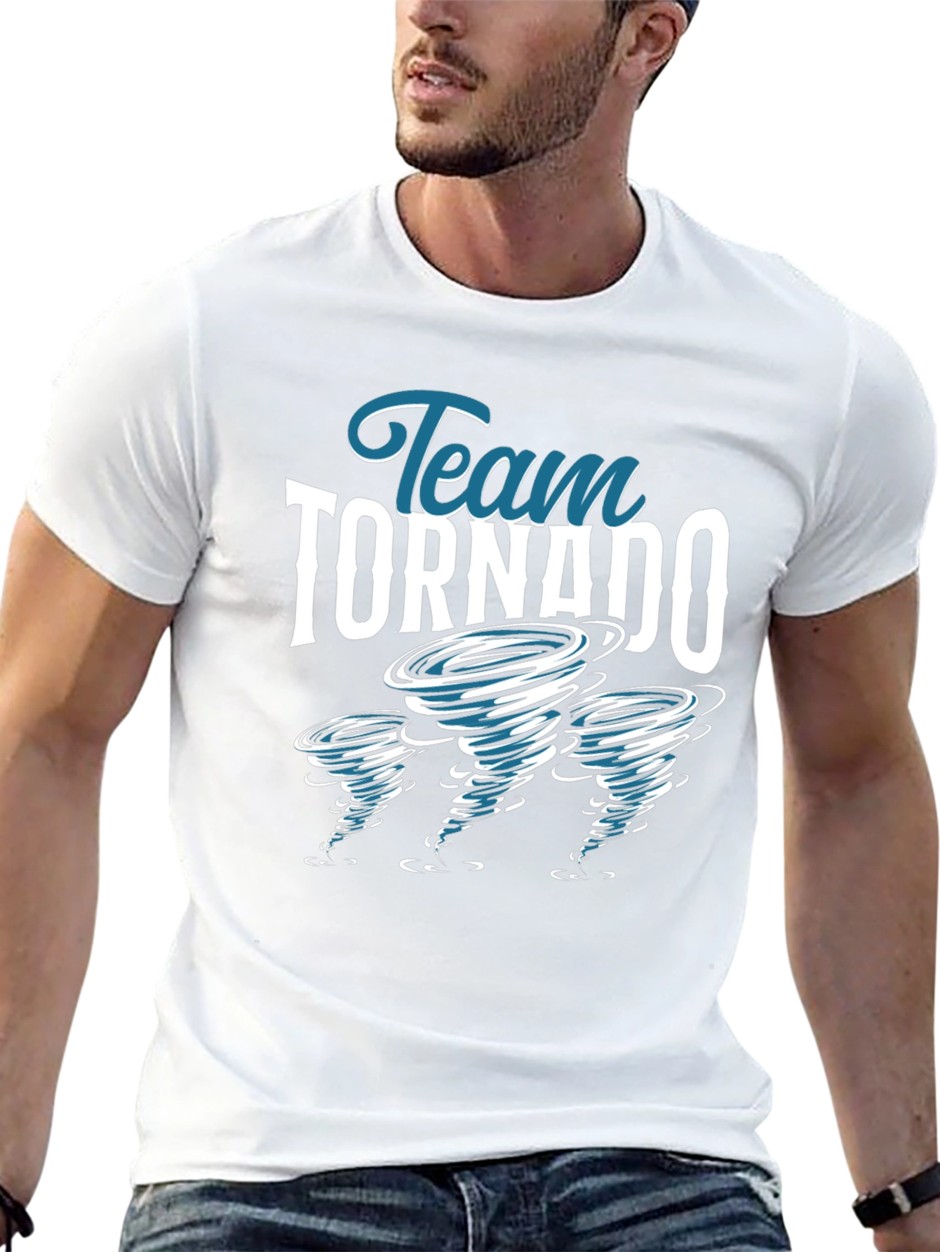 Team Tornado Graphic Tee - Stylish Cotton T-Shirt