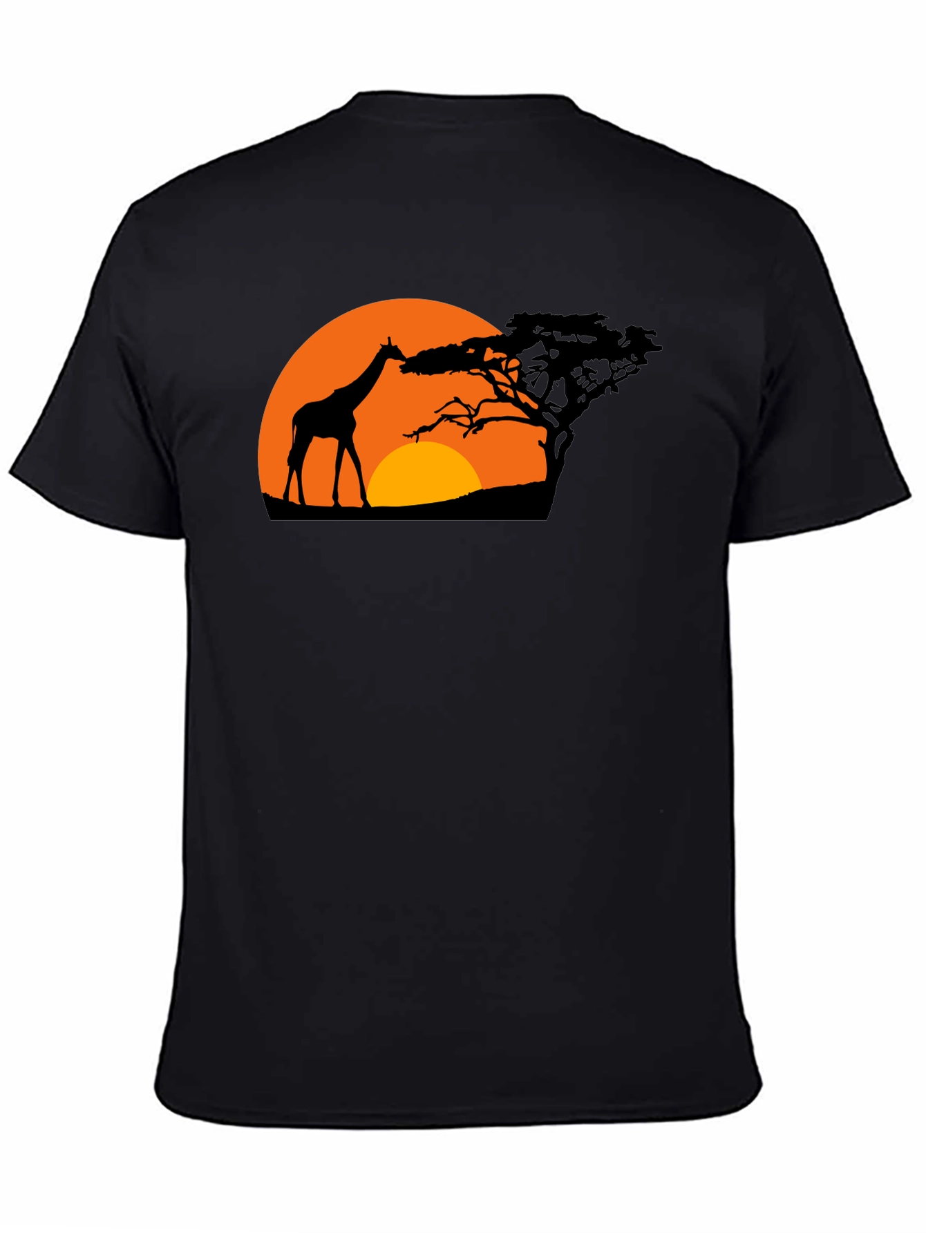 Savanna Sunset Black Graphic Tee