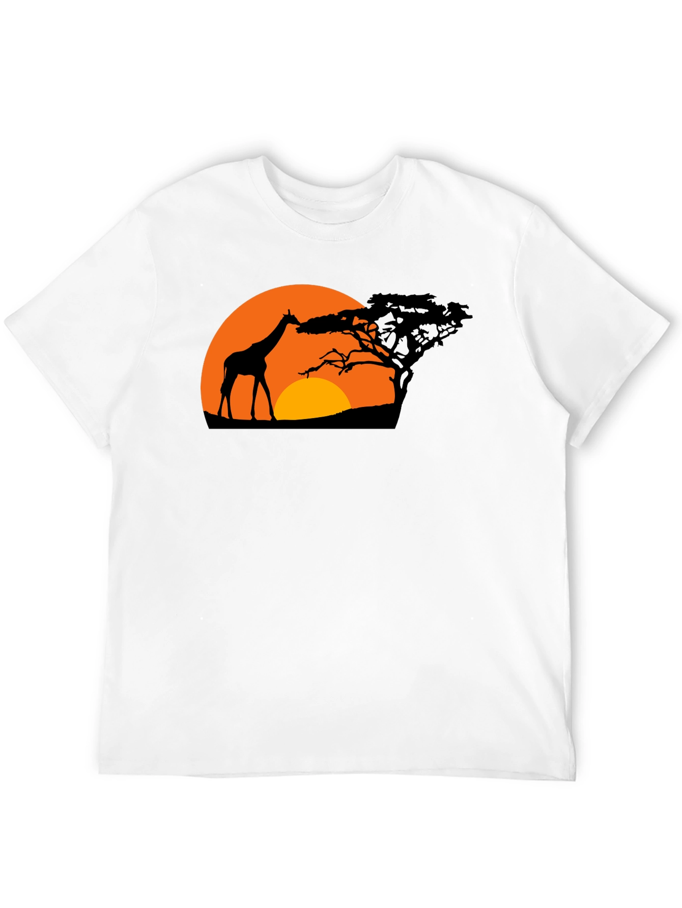 Savanna Sunset Black Graphic Tee