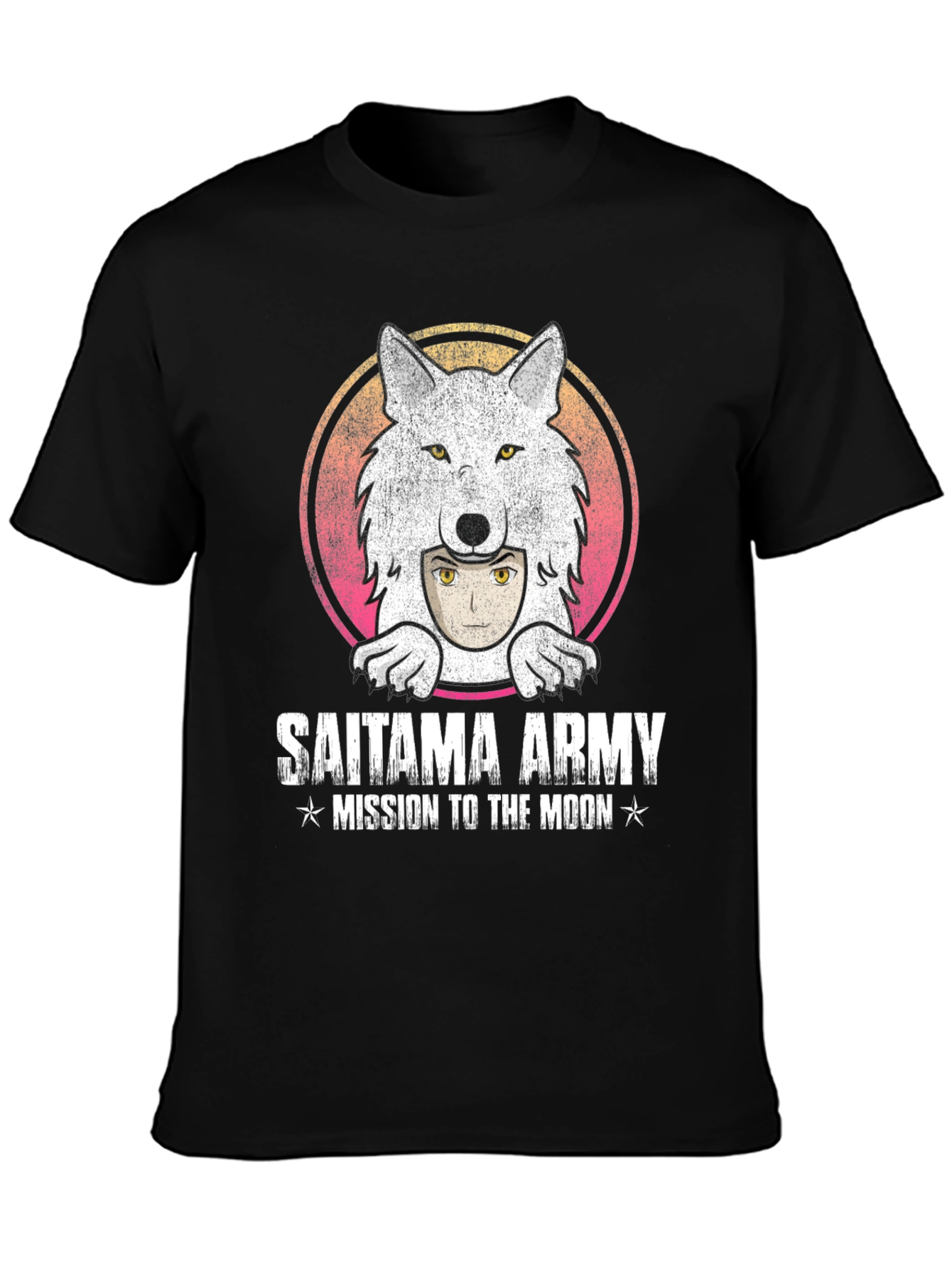 Saitama Army Mission To The Moon Graphic Tee