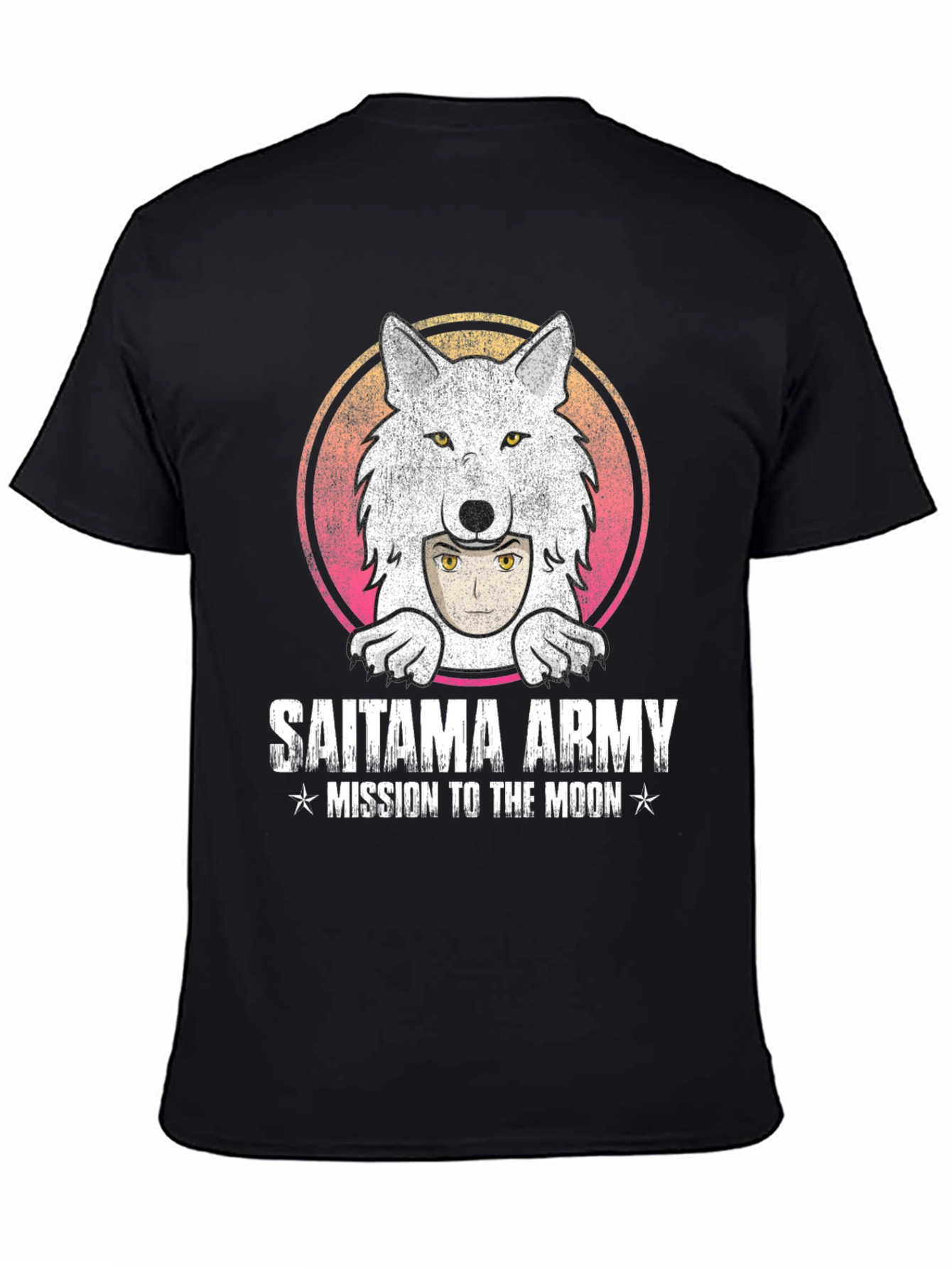 Saitama Army Mission To The Moon Graphic Tee