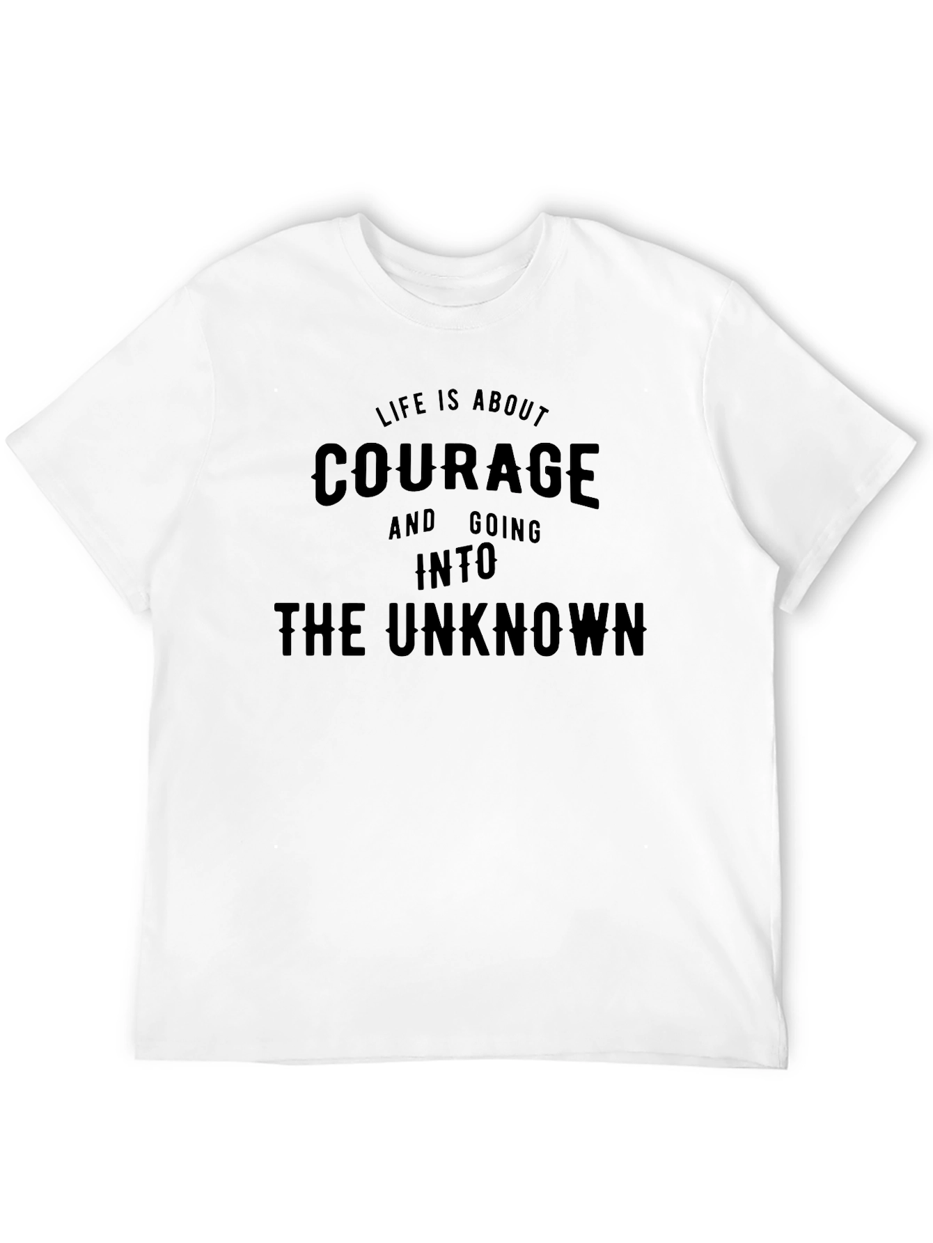 Courage Into The Unknown Graphic Tee