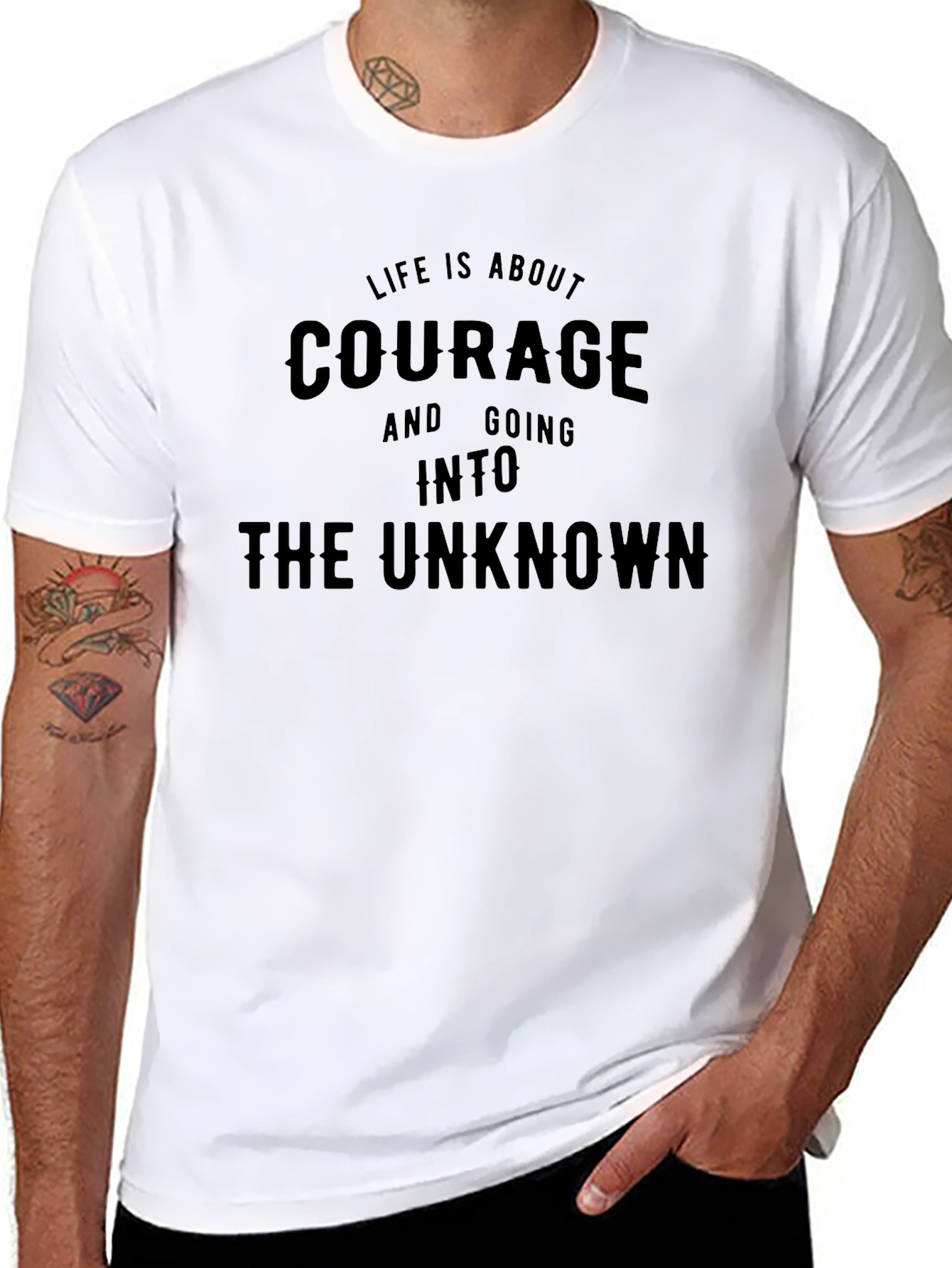 Courage Into The Unknown Graphic Tee
