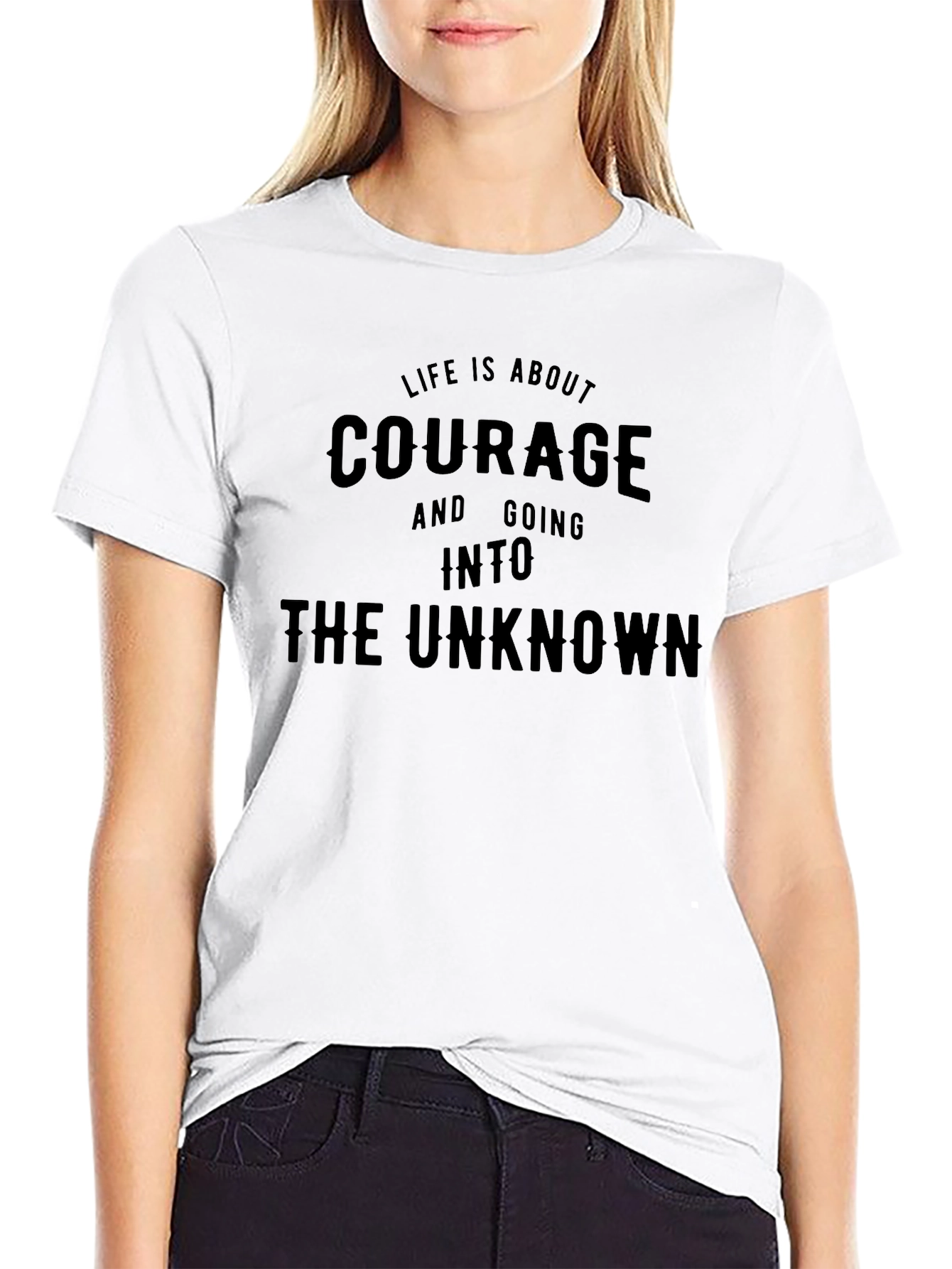 Courage Into The Unknown Graphic Tee