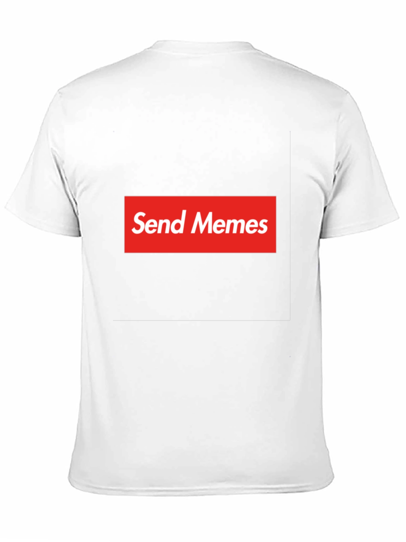 Send Memes Graphic Tee - Supreme Parody