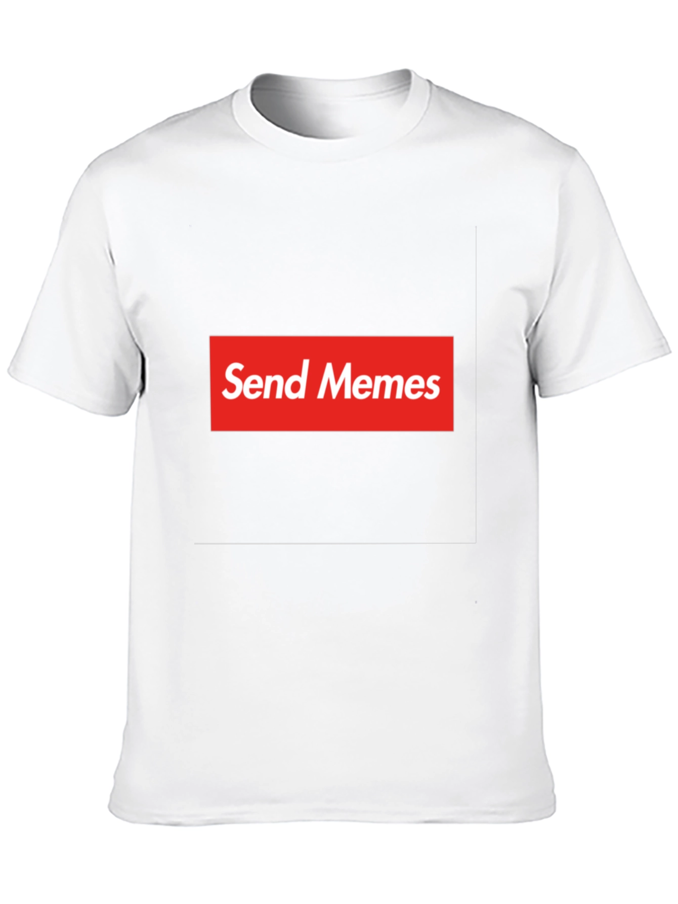 Send Memes Graphic Tee - Supreme Parody