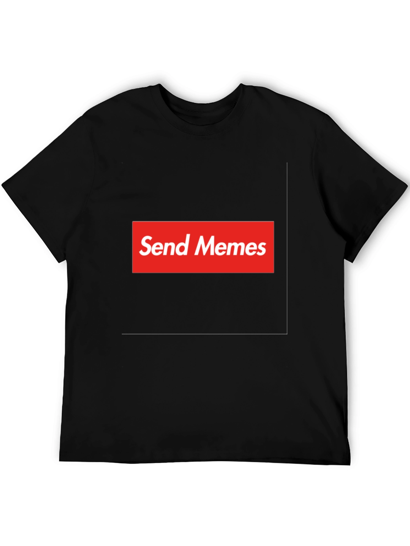 Send Memes Graphic Tee - Supreme Parody