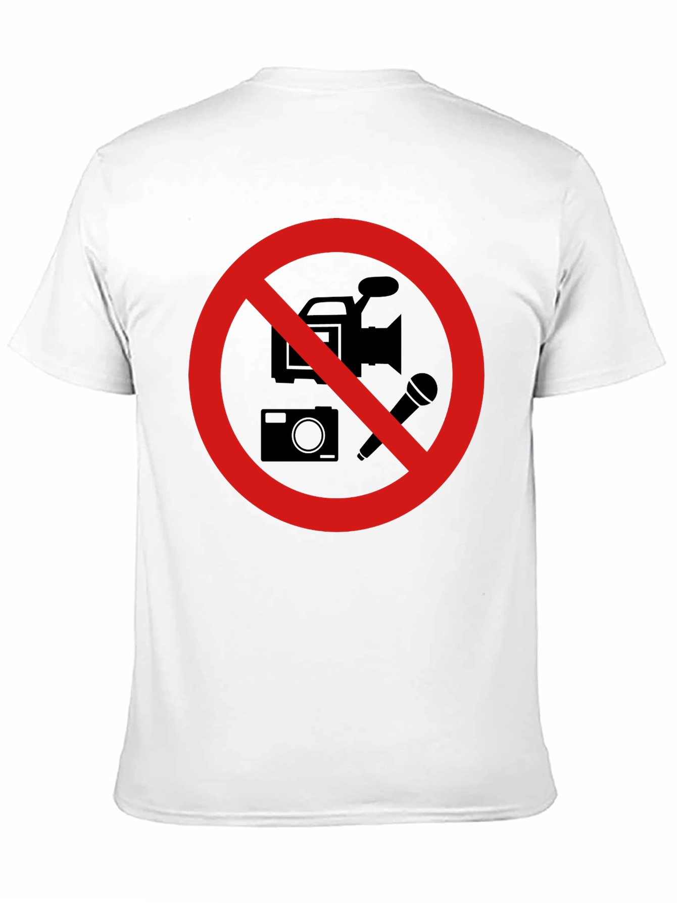 No Recording Black T-Shirt