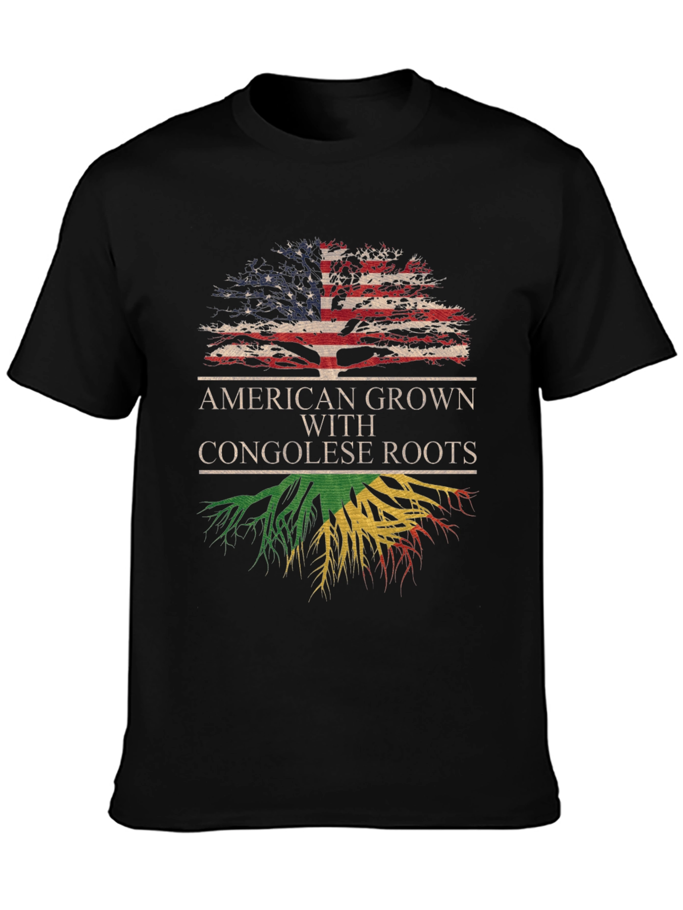 American Grown Congolese Roots T-Shirt